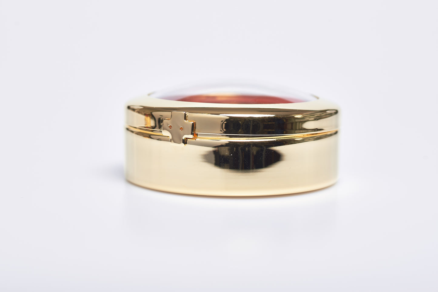 Reliquiario Semplice in Ottone Dorato