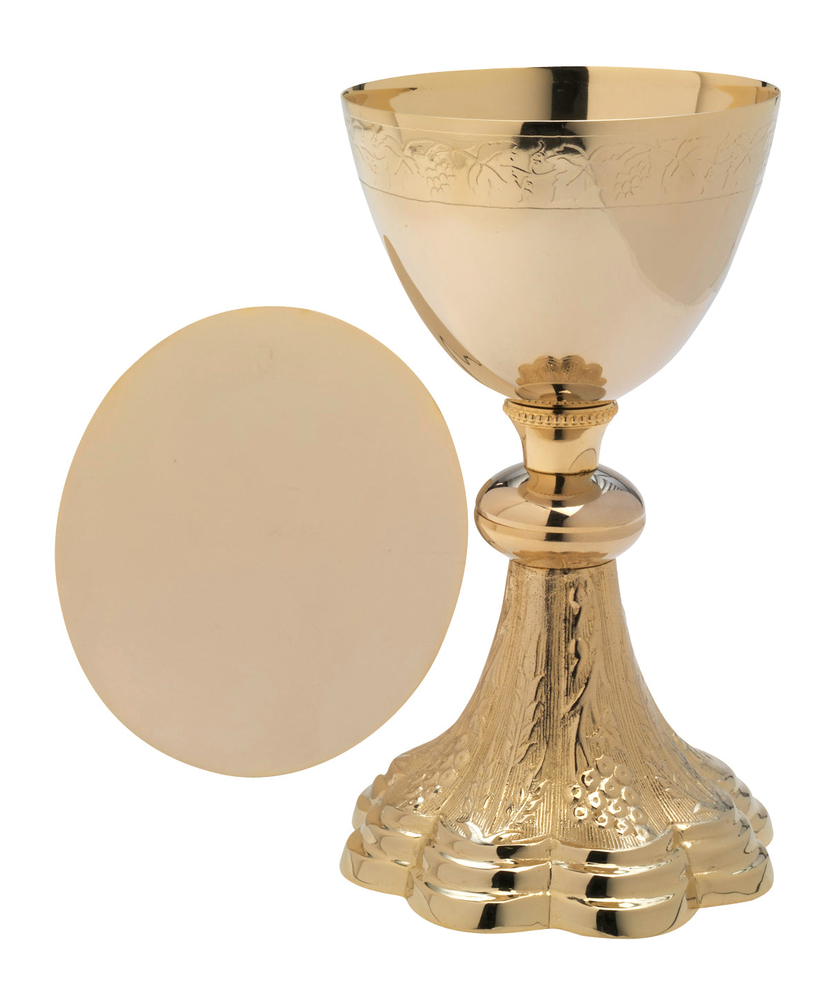 Calice Dorato in Ottone Altezza 21,5 cm