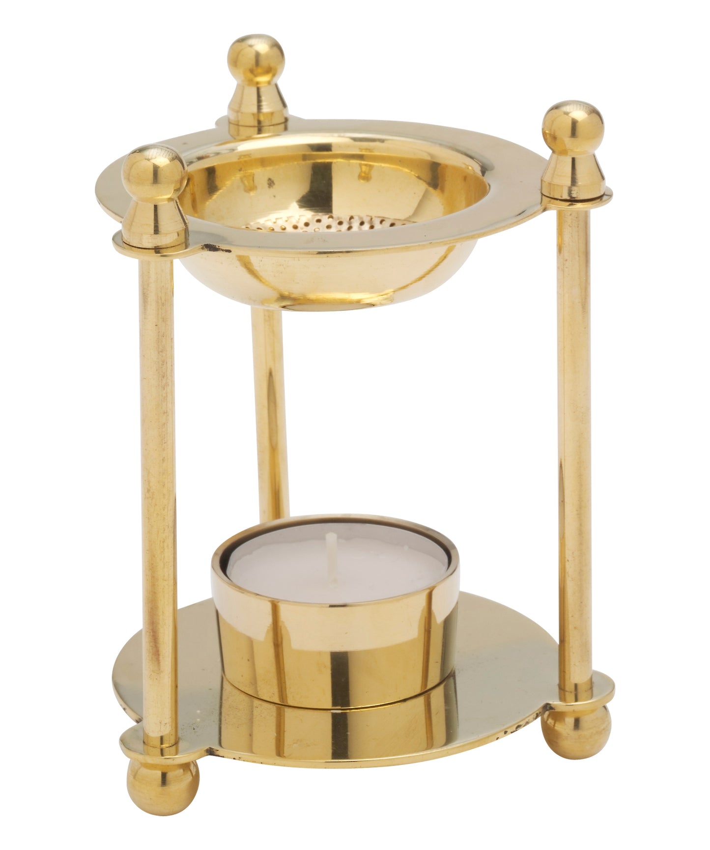 Brucia Incenso Dorato Altezza 12 cm