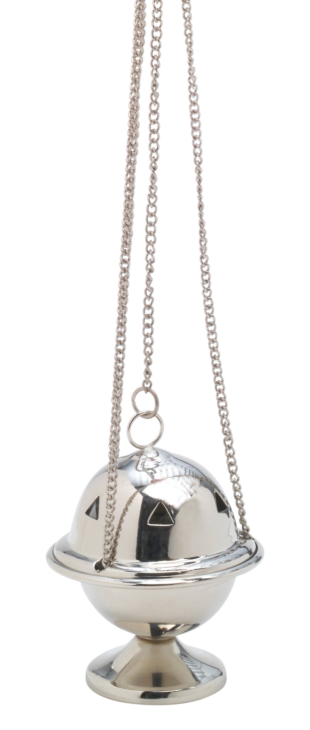 Turibolo in Ottone Argentato Altezza 10 cm