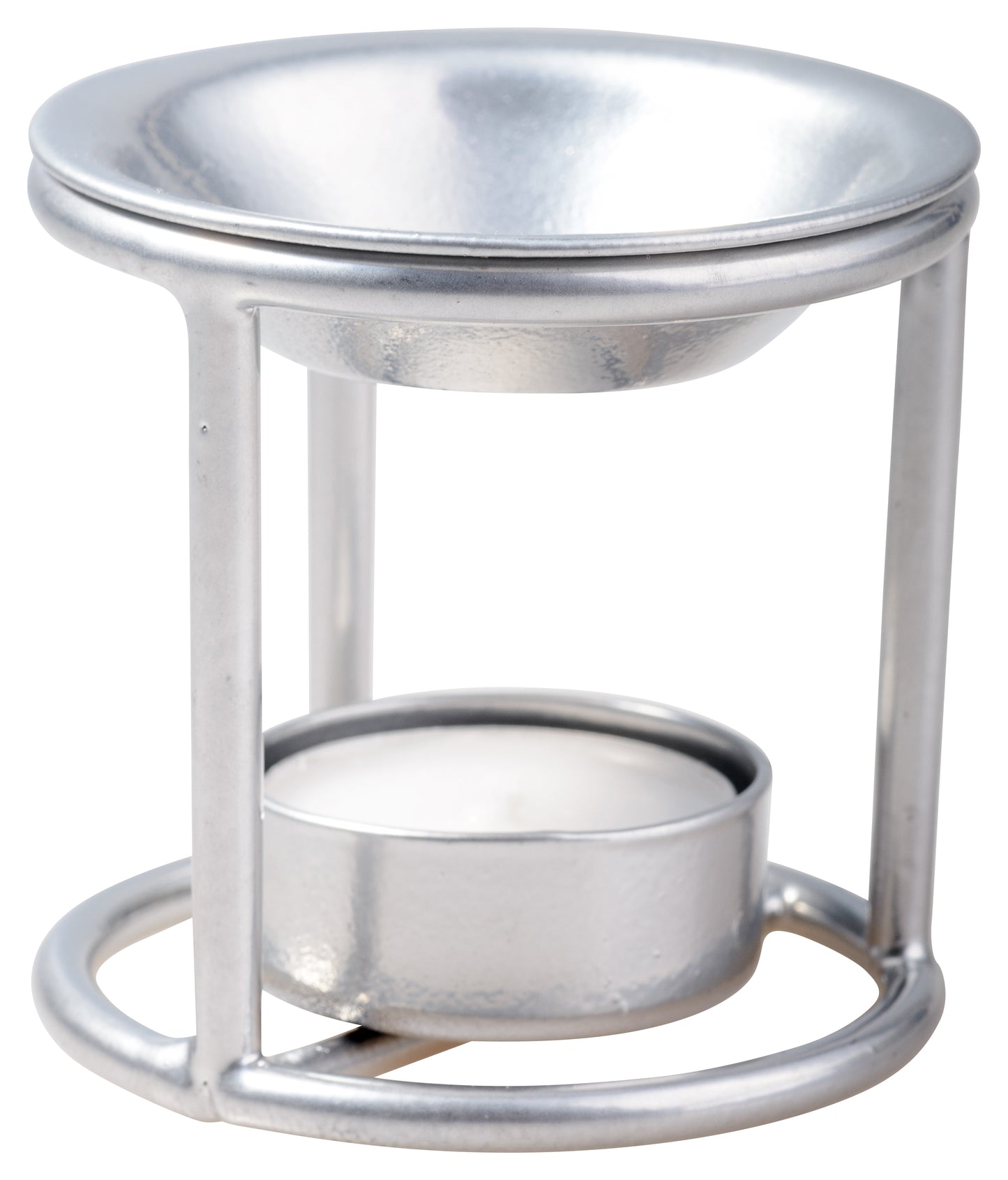 Brucia Incenso Argentato Altezza 7 cm