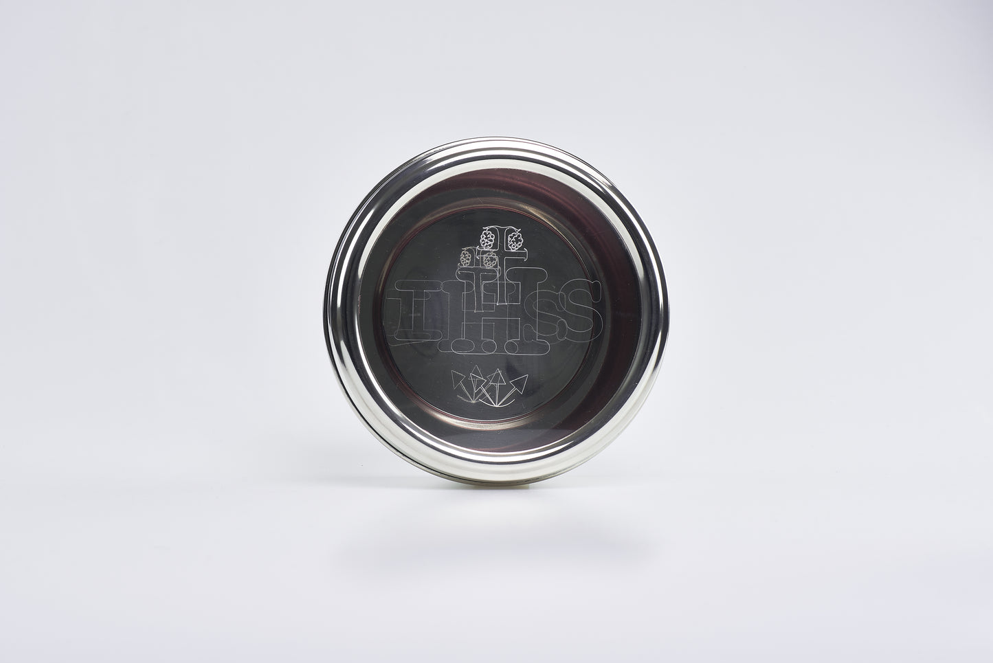 Scatola Porta Ostie Magna in Acciaio Inox Altezza 8 Centimetri