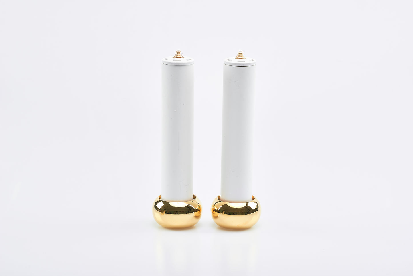 Coppia Portacandele con Finte Candele Per Cera Liquida Altezza 25 Centimetri