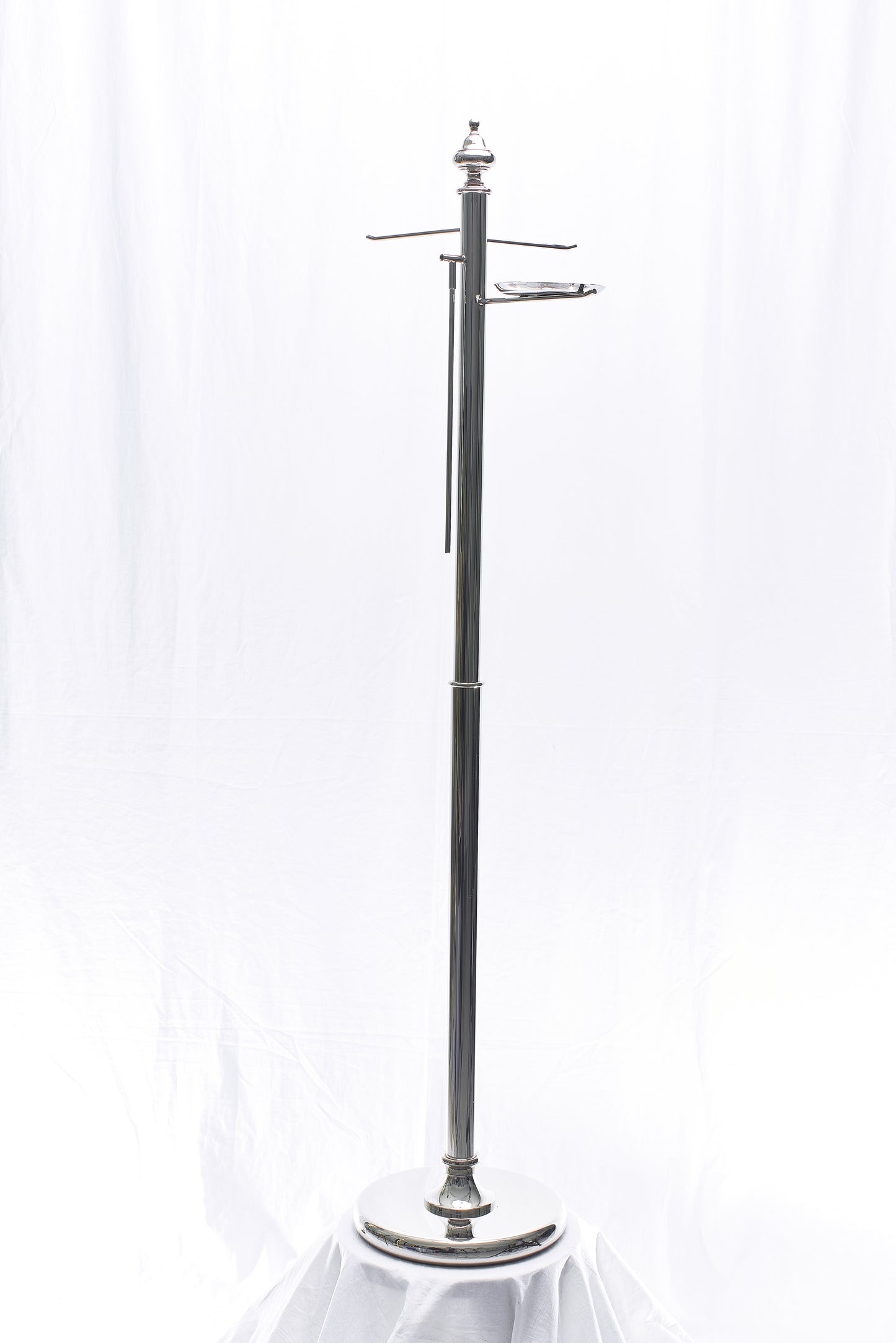 Porta Turibolo Nichelato Altezza 120 Centimetri