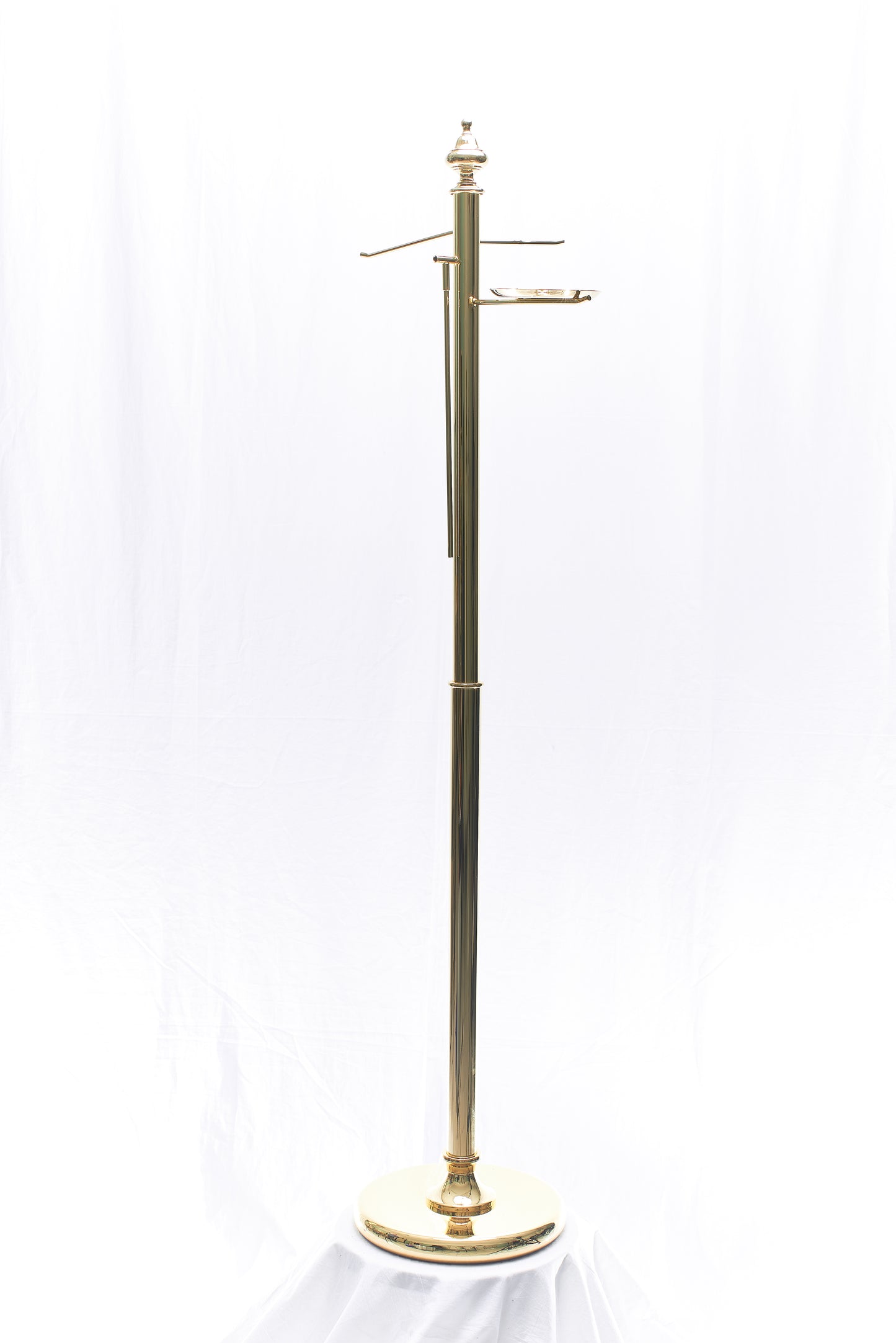Porta Turibolo Dorato Altezza 120 Centimetri