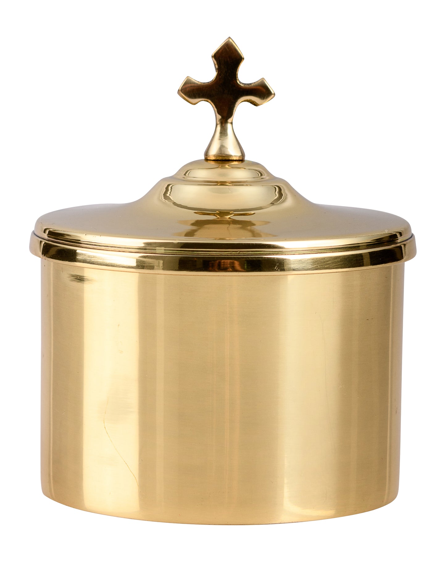 Pisside in Ottone Dorato Altezza 7 cm
