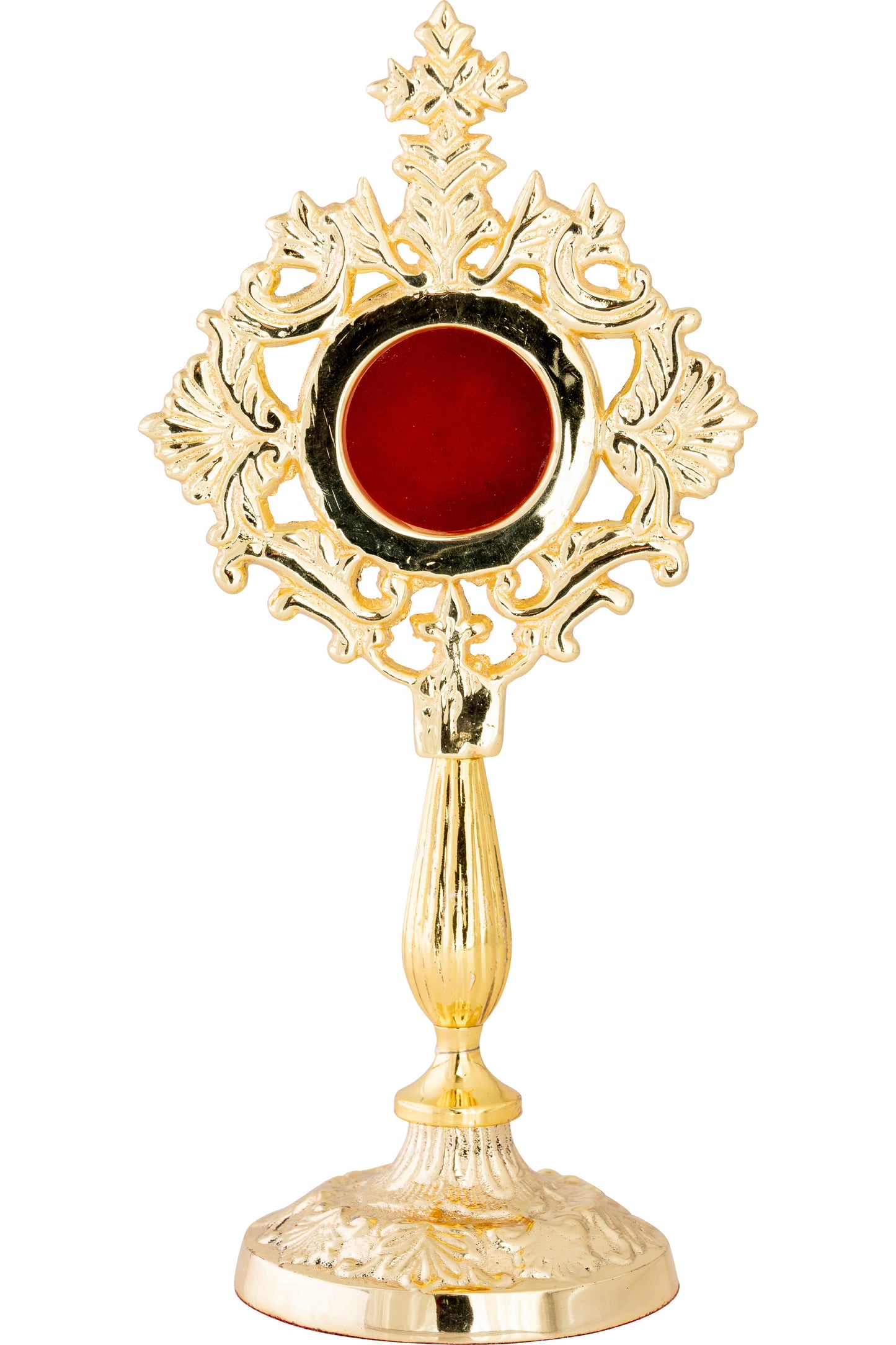 Reliquiario Dorato da Appoggio Altezza 21 cm