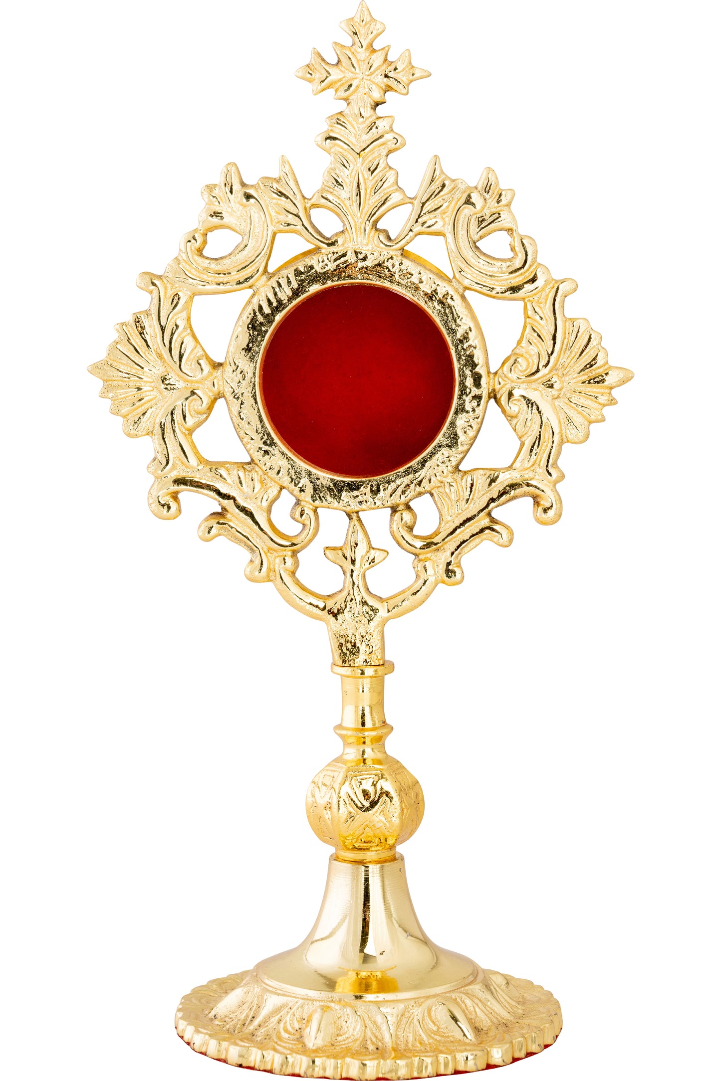 Reliquiario Dorato da Appoggio Altezza 25 cm