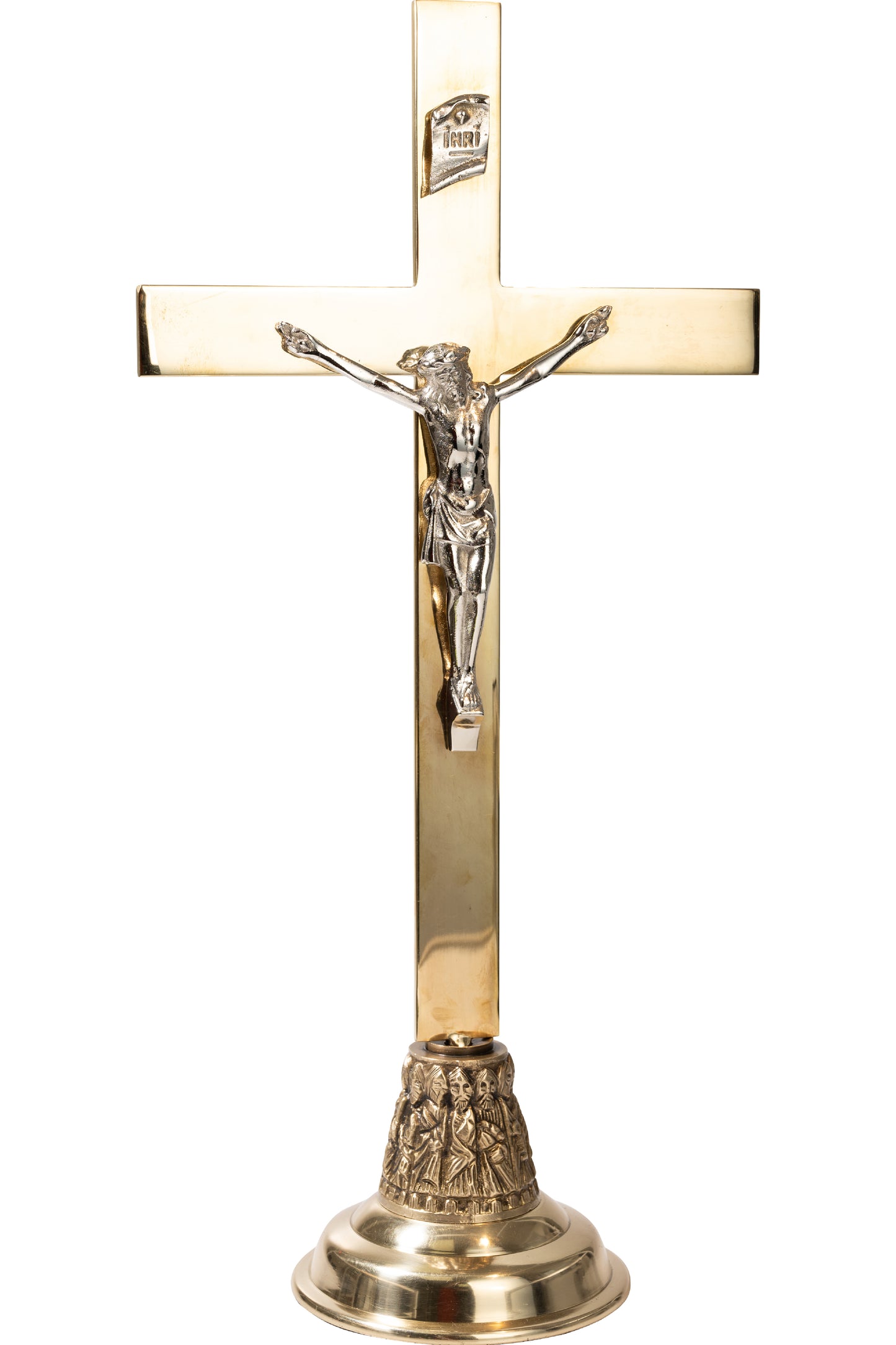 Croce per Altare Dorata Altezza 46 cm