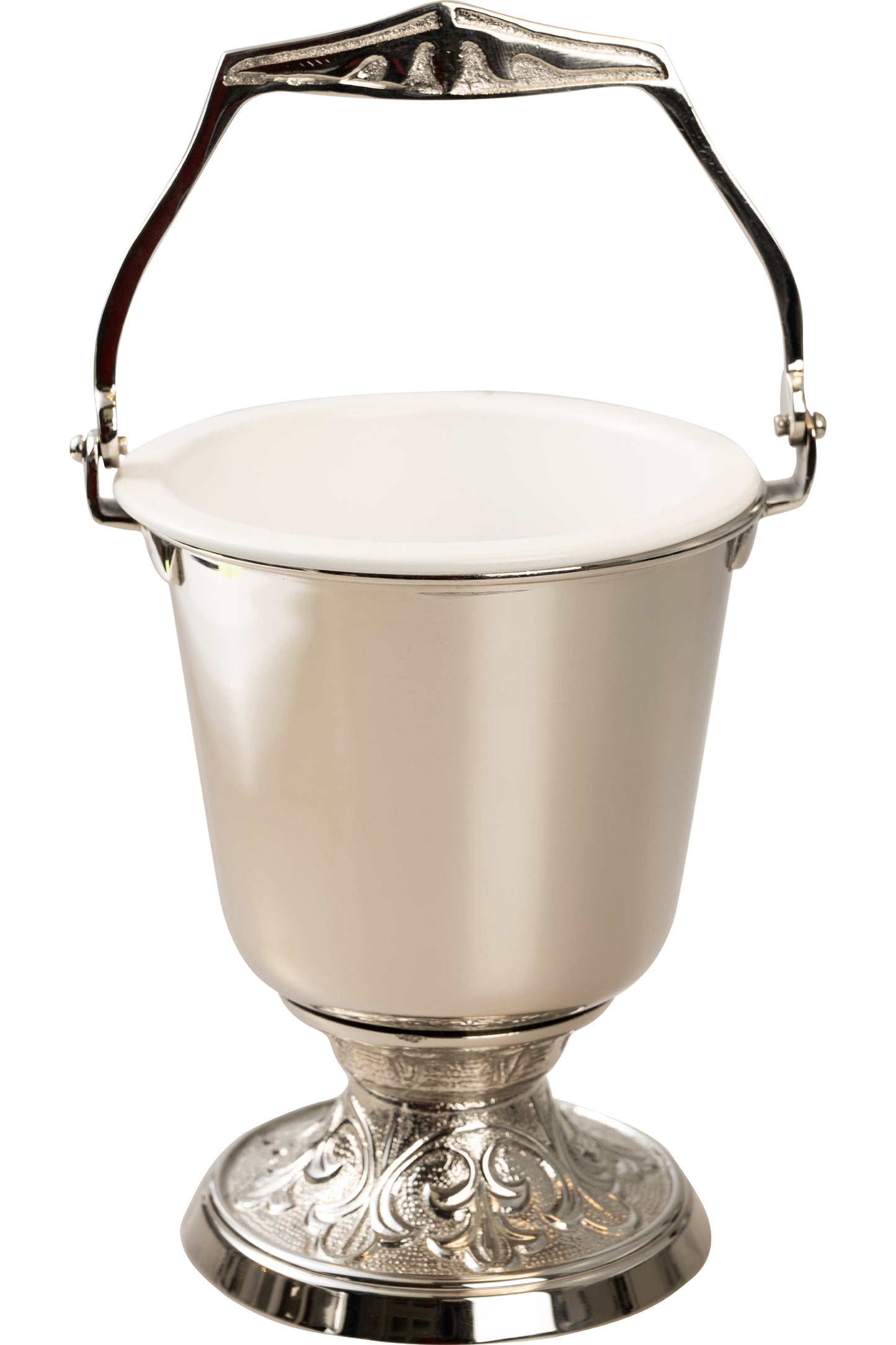 Secchiello Acqua Santa in Ottone Altezza 24 cm Diametro 12 cm