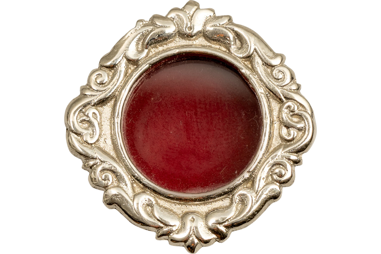 Reliquiario Tascabile Placcato Argento Diametro 3,5 cm