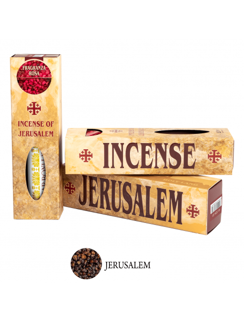 Confezione Incenso di Gerusalemme Profumato Jerusalem 30 grammi con Carboncini