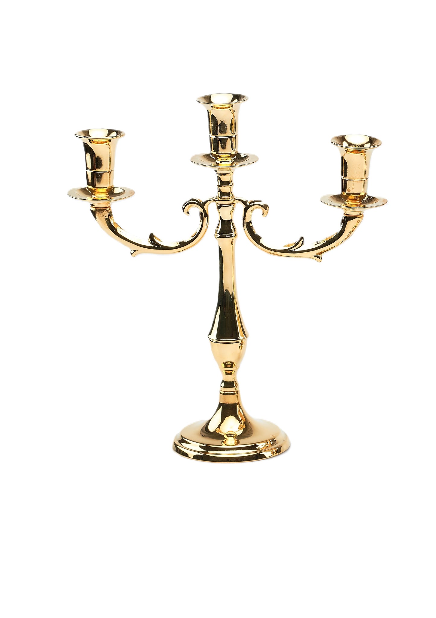 Candeliere a Tre Fiamme Alto Altezza 25,5 Centimetri