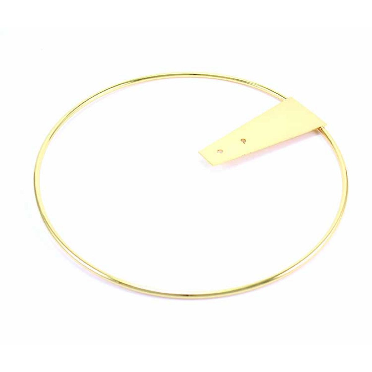 Aureola Tonda Filo in Ottone Finitura Dorata