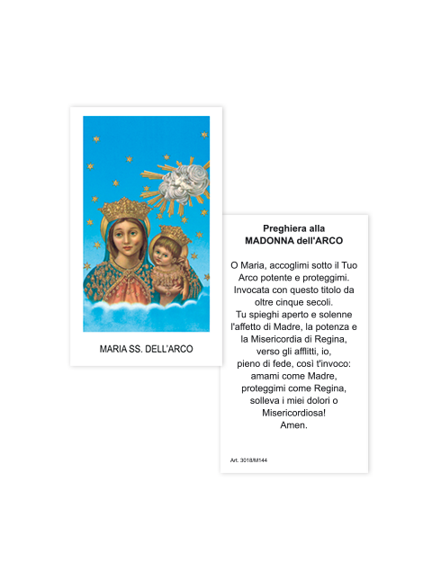 Immagine Madonna dell'Arco 6x10,5 cm 100 Pezzi