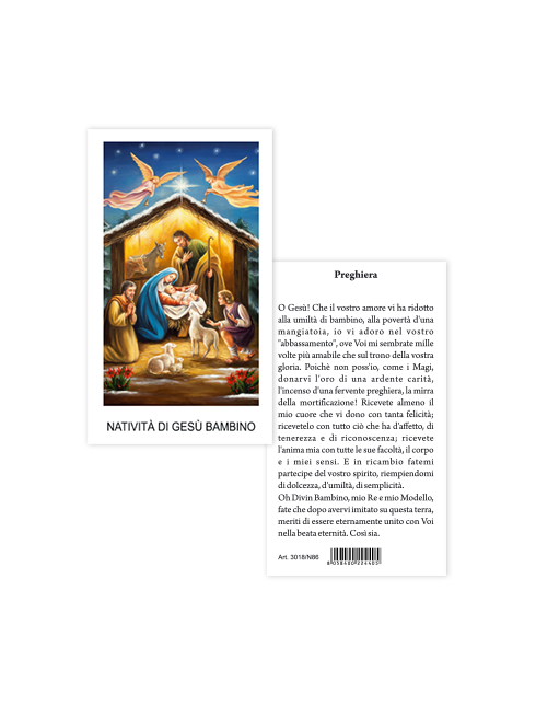 Immagine Sacra Famiglia 6x10,5 cm 100 Pezzi
