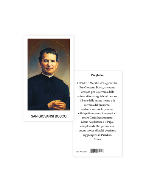 Immagine San Giovanni Bosco 6x10,5 cm 100 Pezzi