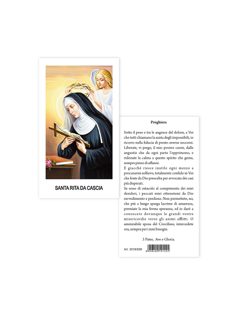 Immagine Santa Rita 6x10,5 cm 100 Pezzi