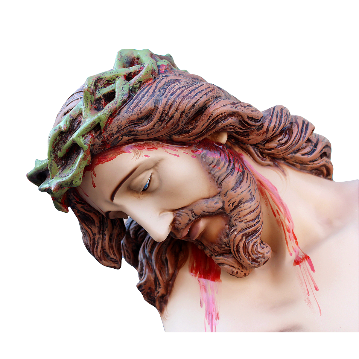 Statua Corpo di Cristo 165x140 cm in Vetroresina
