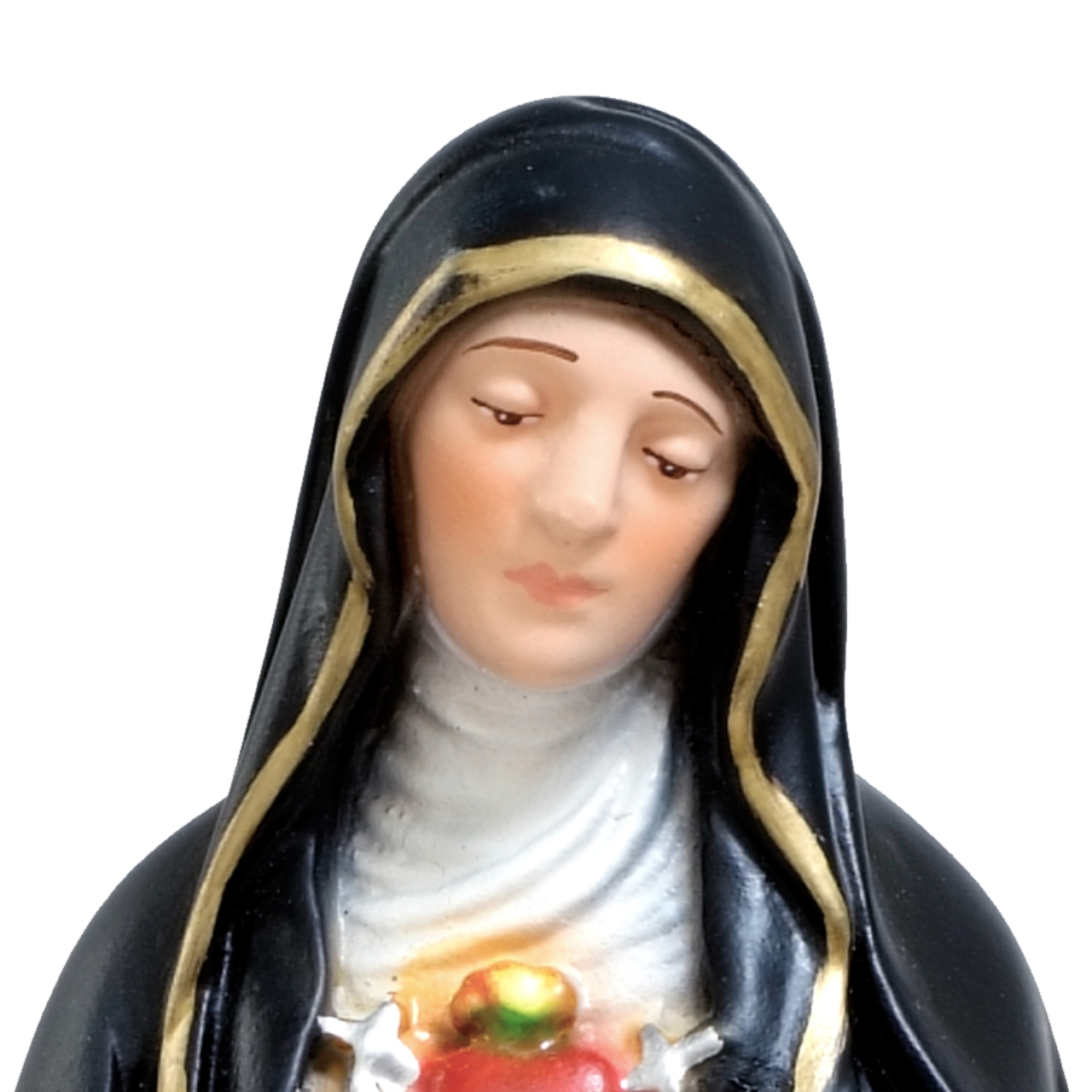 Statua Madonna Addolorata 30 cm in Resina Piena