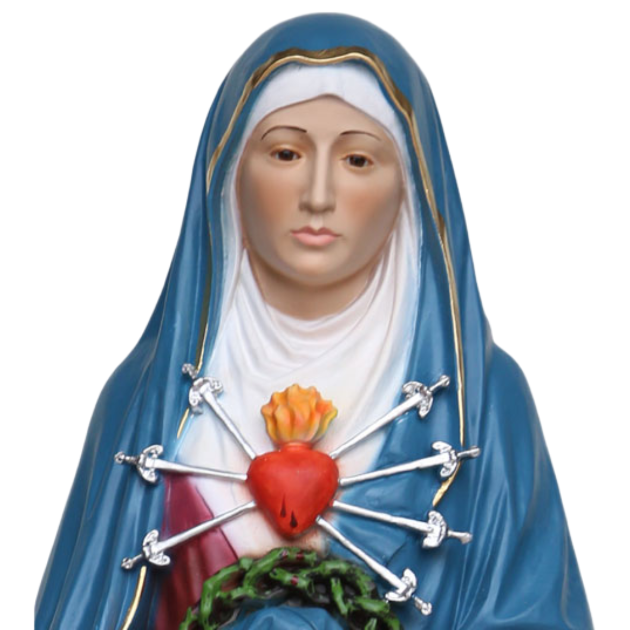 Statua Madonna Addolorata 61 cm in Resina