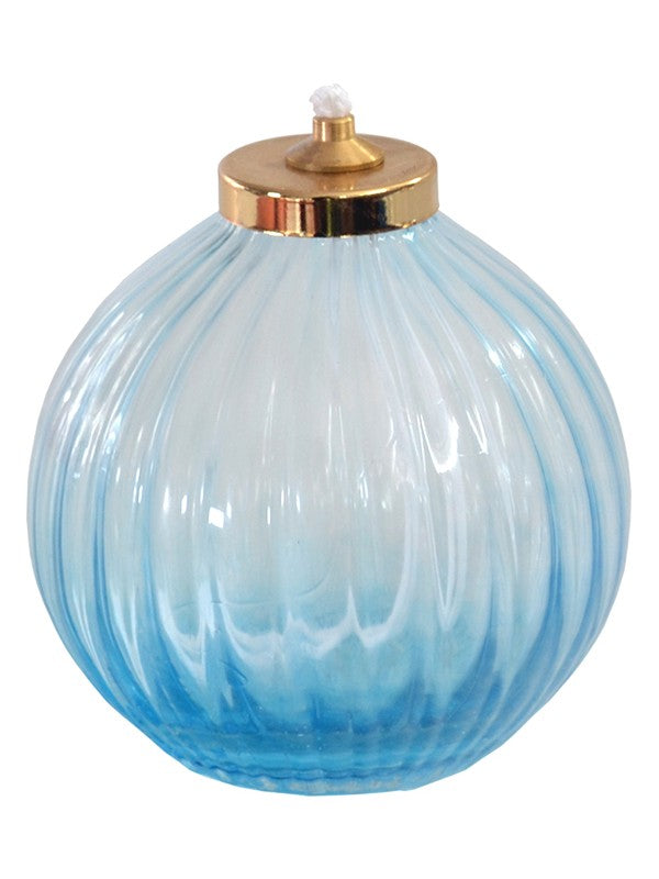 Ampolla Lampada in Vetro Celeste