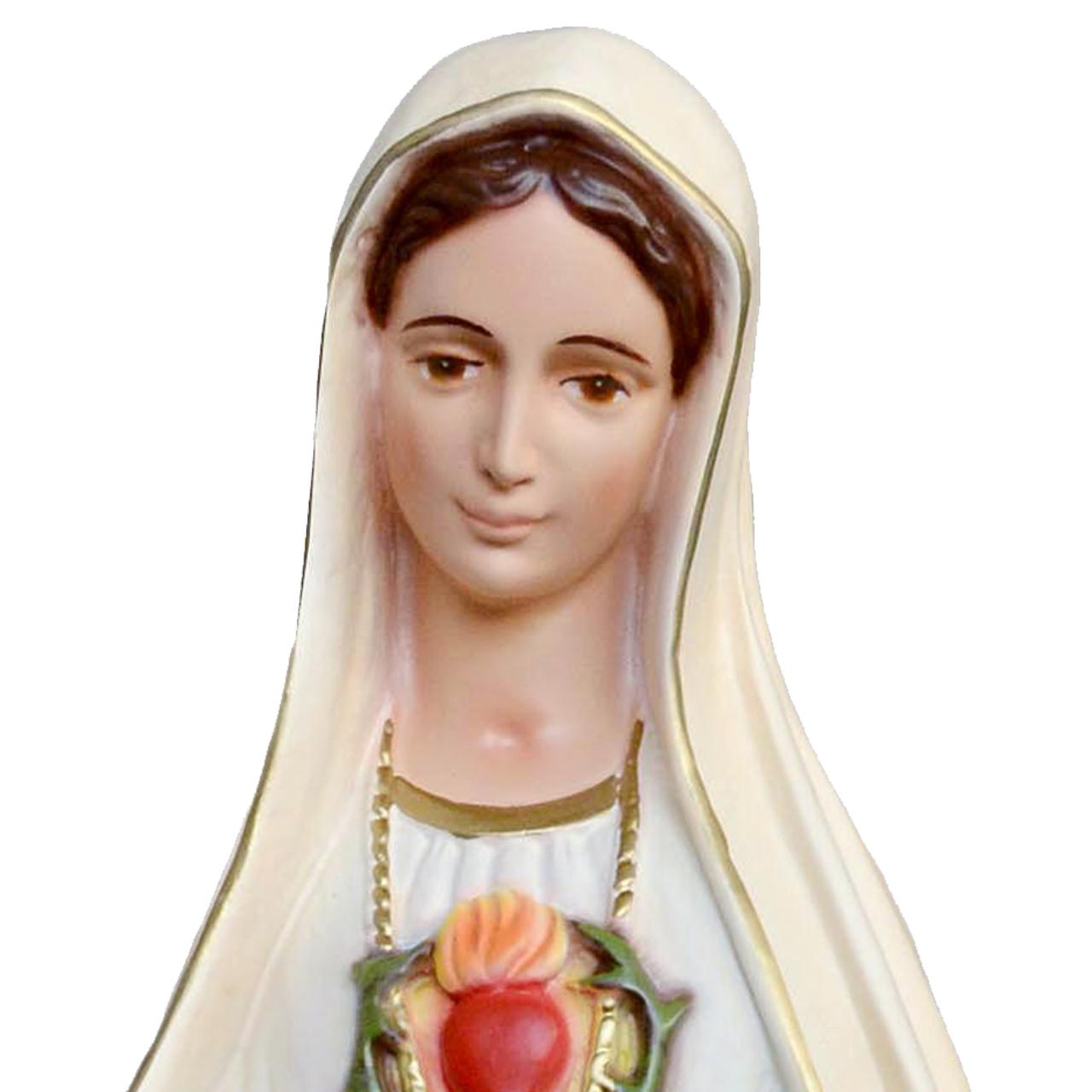 Statua Madonna Fatima II Apparizione 65 cm in Resina