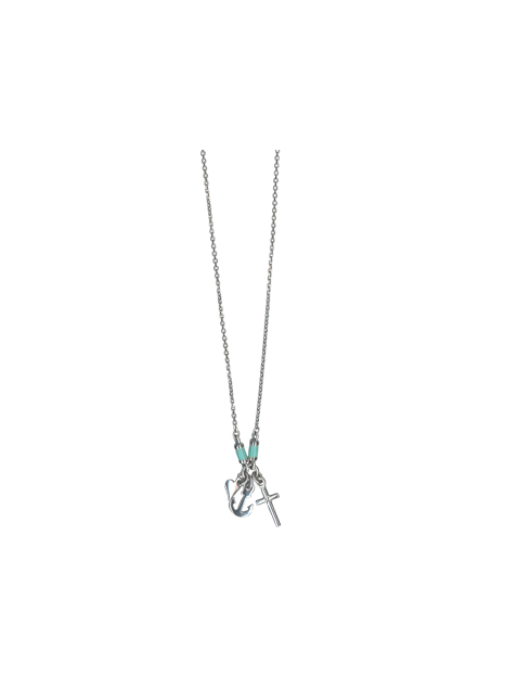 Collana Fede Speranza e Carità in Argento con Astuccio