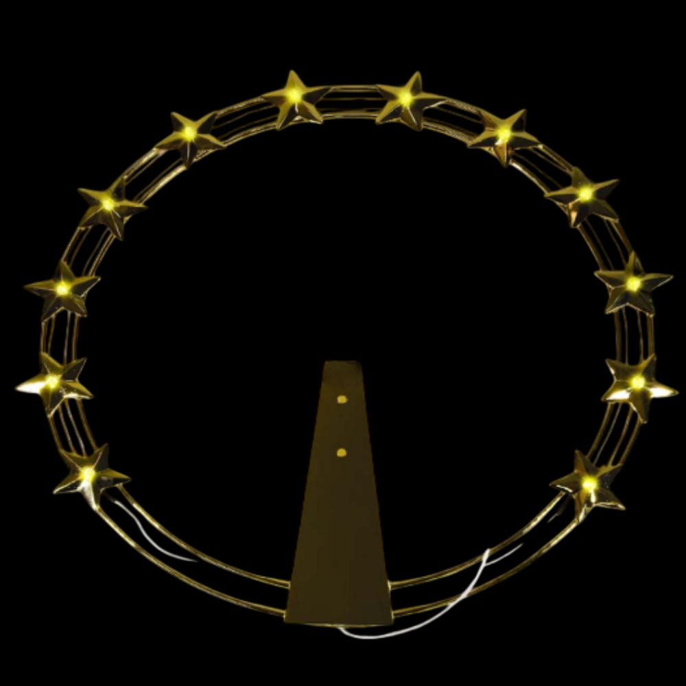 Stellario Luminoso a Led Luce Calda in Ottone Finitura Dorata