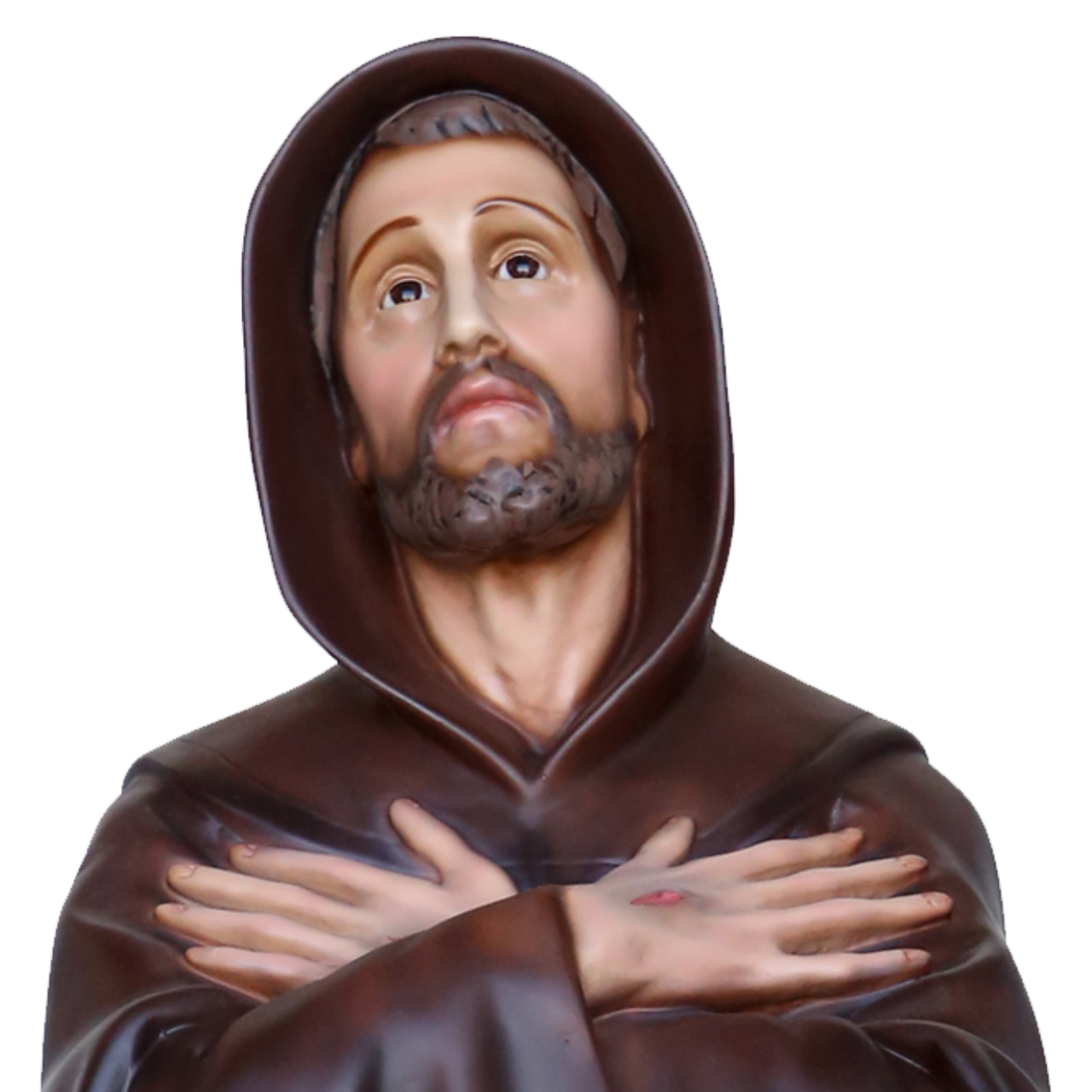 Statua San Francesco d'Assisi 80 cm in Resina
