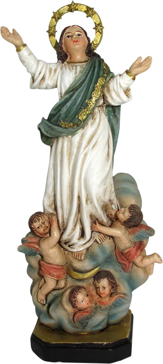 Statuetta in Confezione Regalo Madonna Assunta in Cielo 12 Centimetri