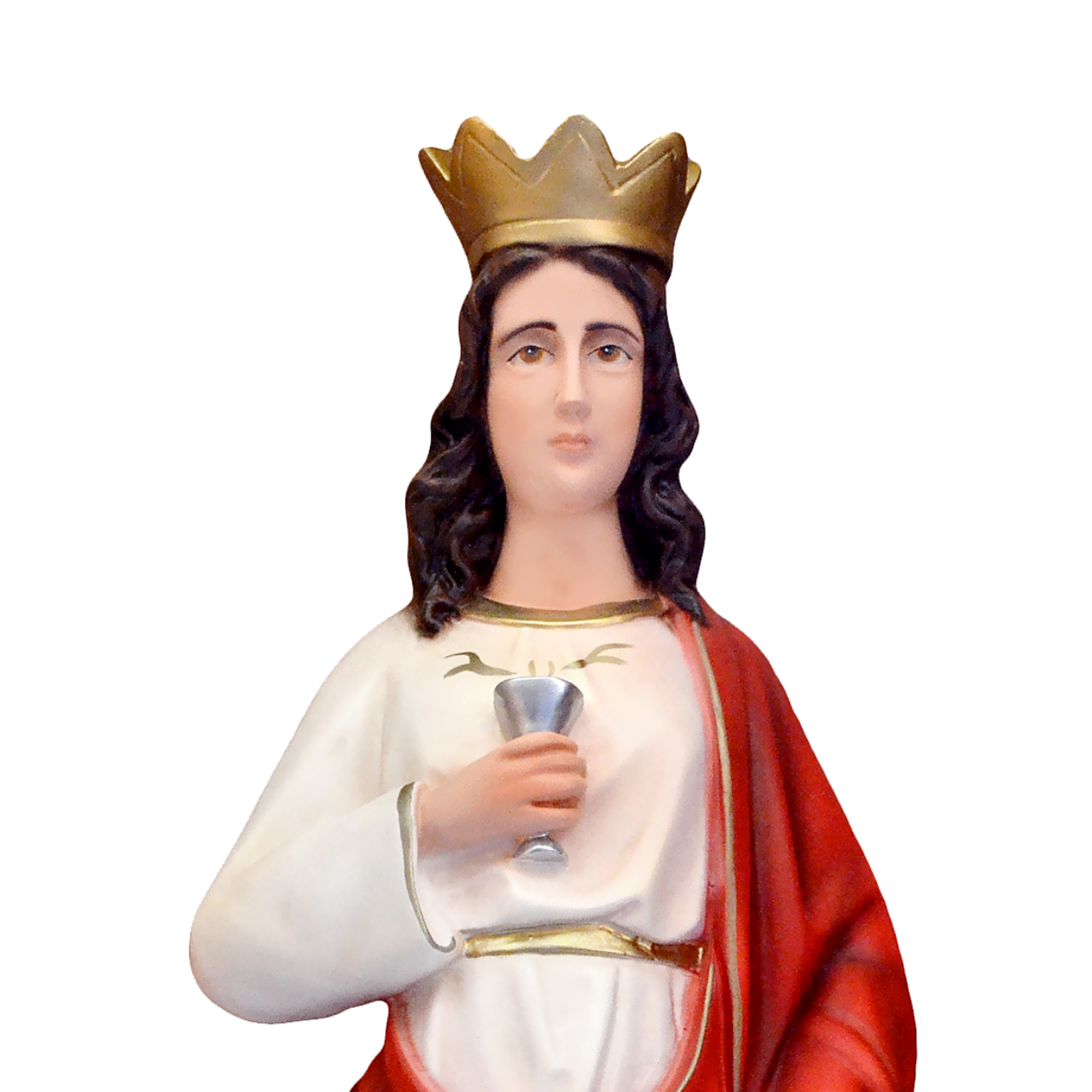 Statua Santa Barbara 60 cm in Resina