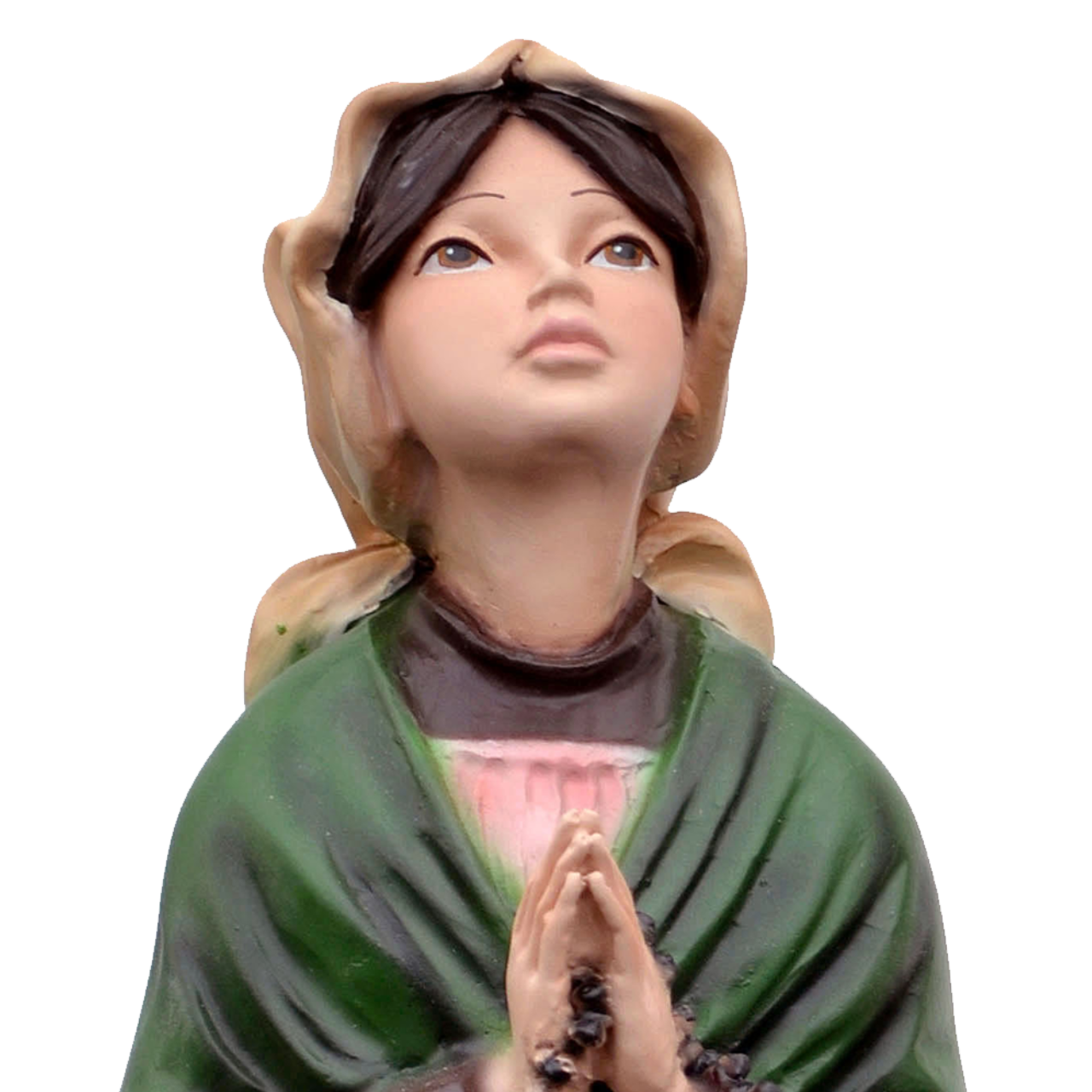 Statua Santa Bernadette 25 cm in Resina Piena