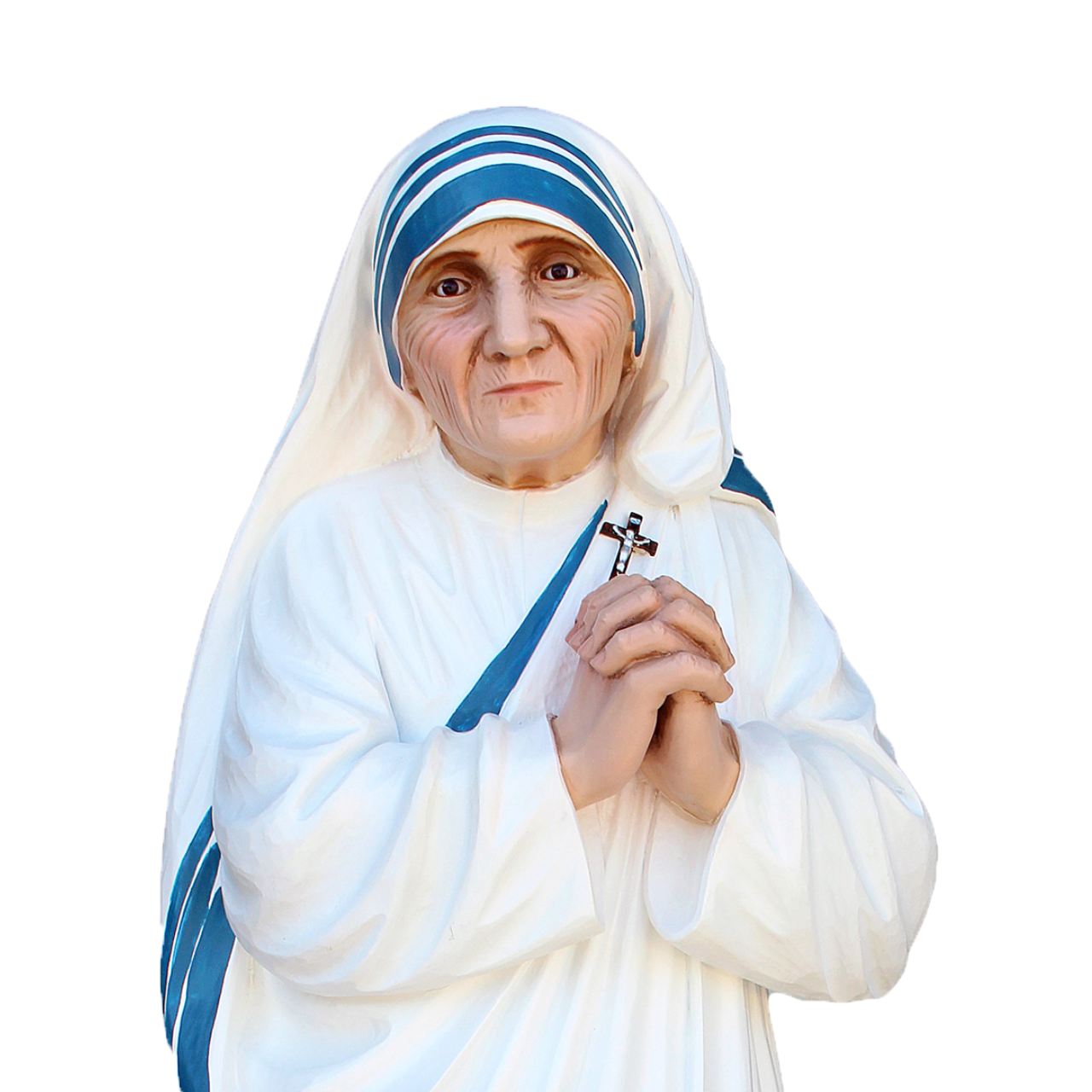 Statua Santa Madre Teresa di Calcutta 80 cm in Resina