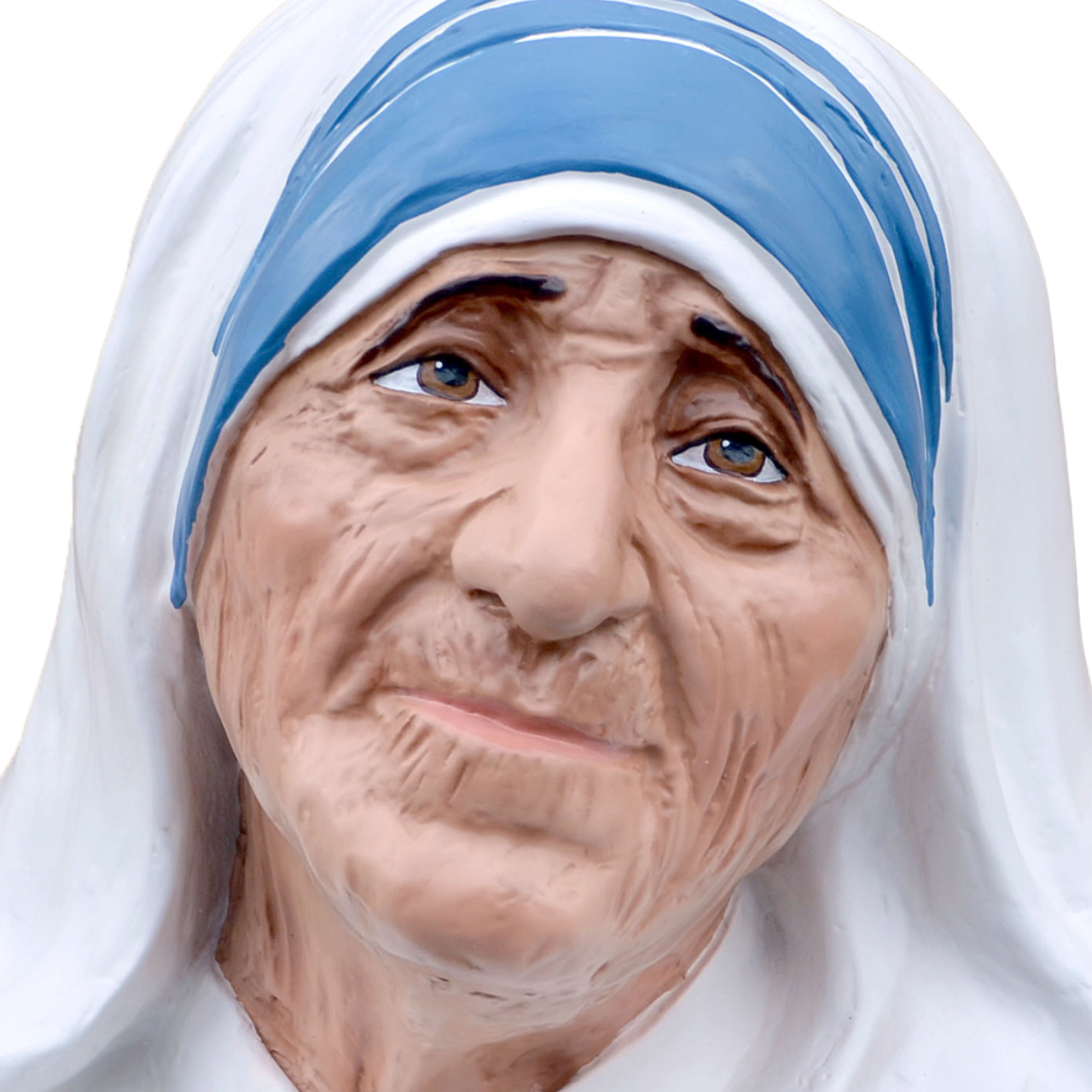Statua Busto Santa Madre Teresa di Calcutta 35 cm in Vetroresina