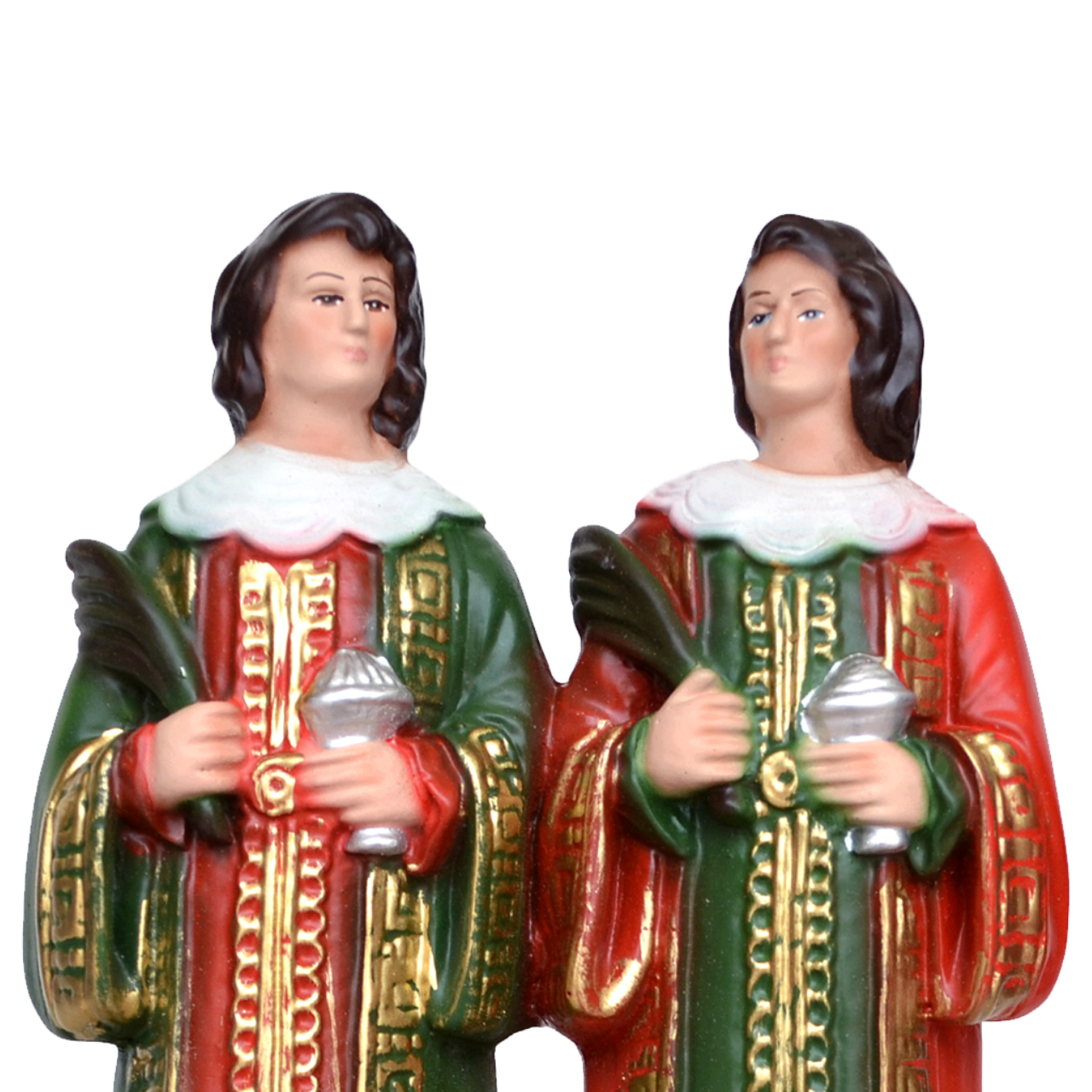 Statue Santi San Cosma e Damiano 25 in Resina Piena