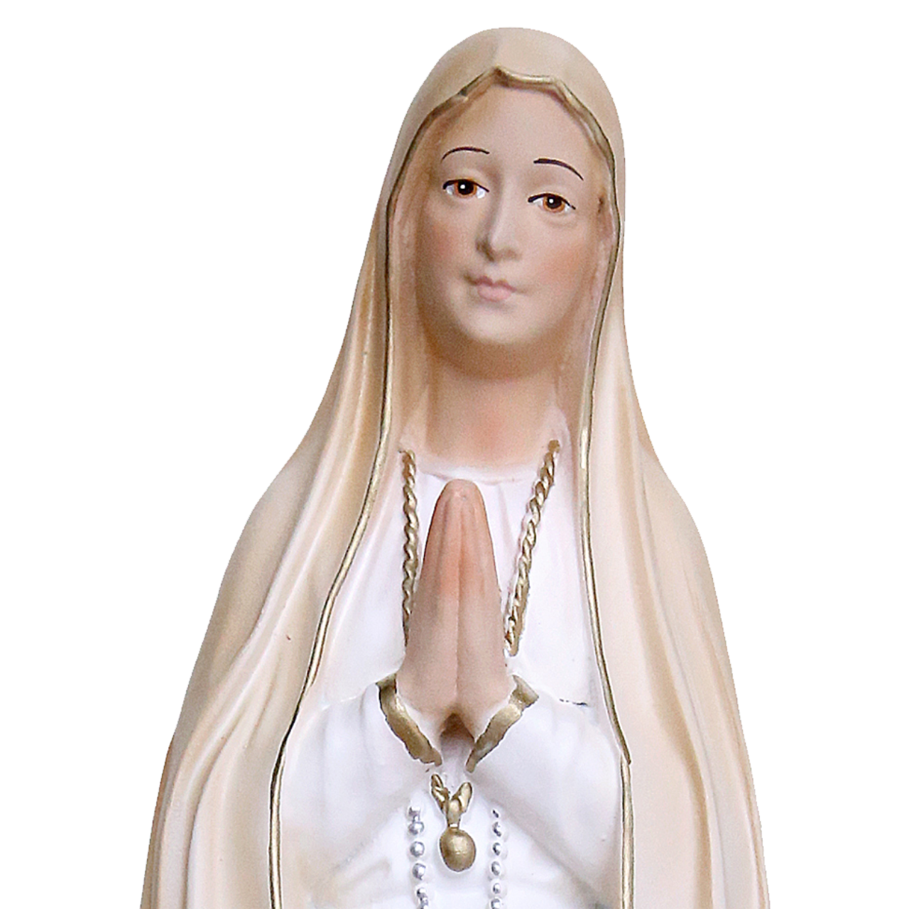Statua Madonna Fatima 35 cm in Resina Piena