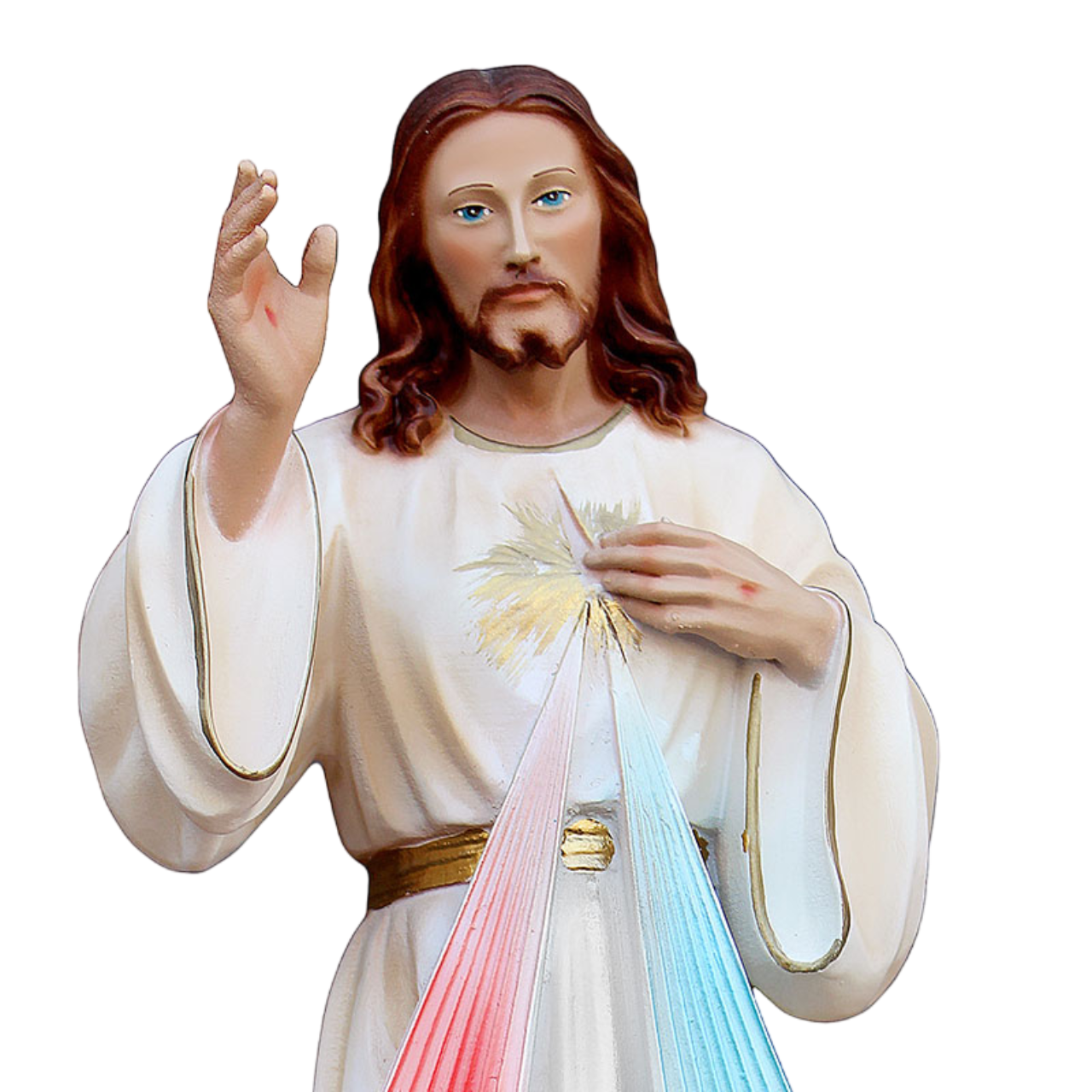 Statua Gesù Misericordioso 30 cm in Resina Piena