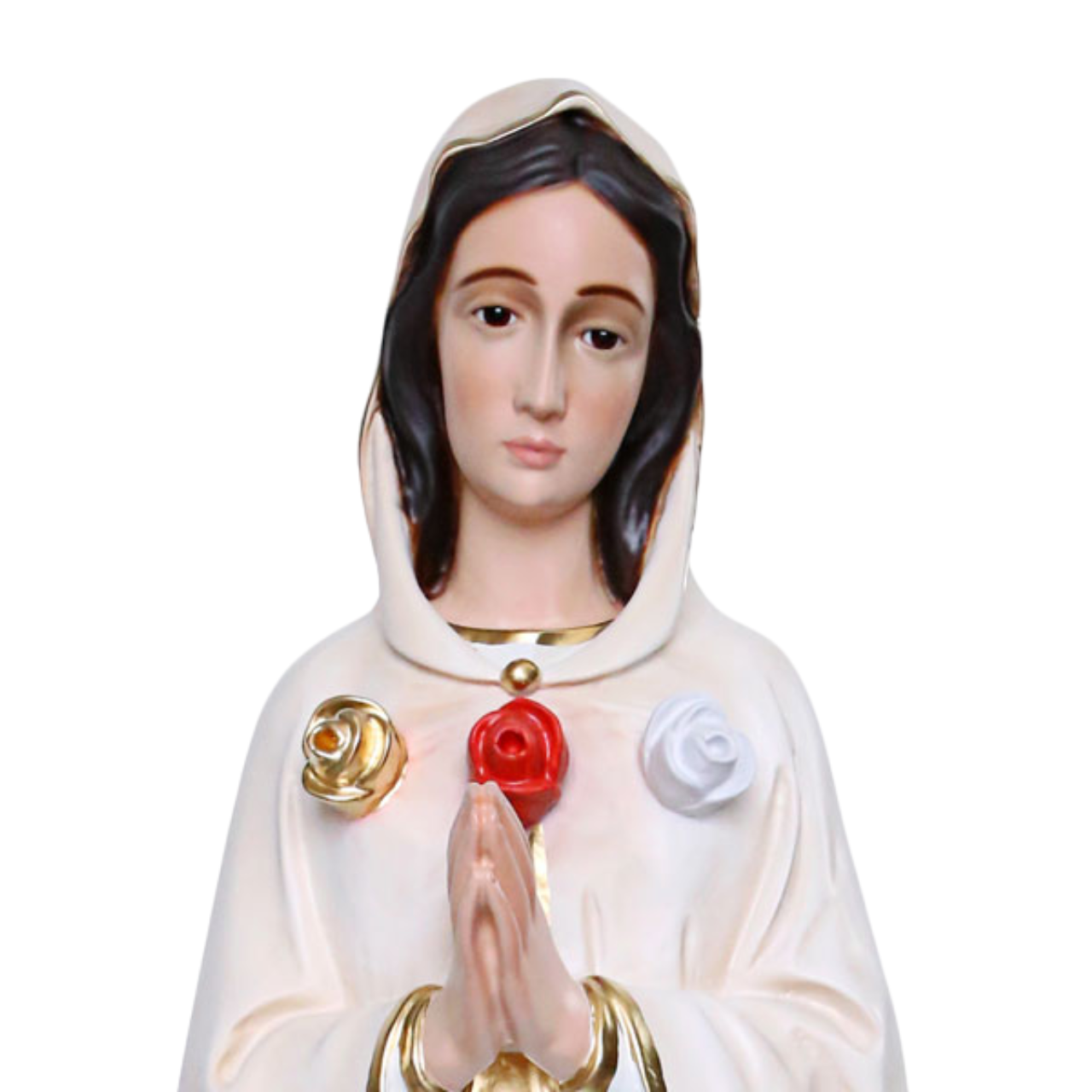 Statua Madonna Maria Rosa Mistica 70 cm in Resina