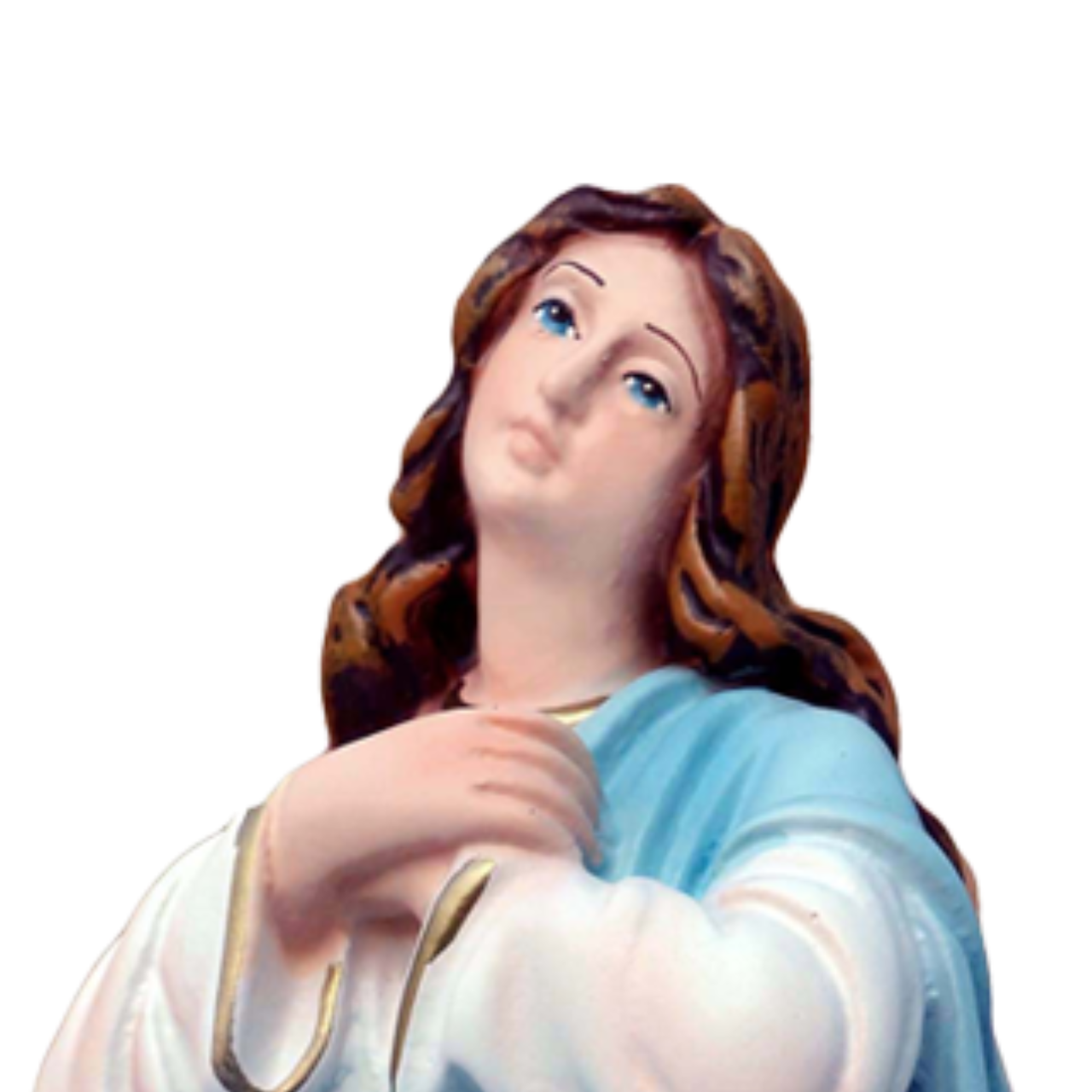 Statua Madonna Assunta del Murillo 30 cm in Resina Piena