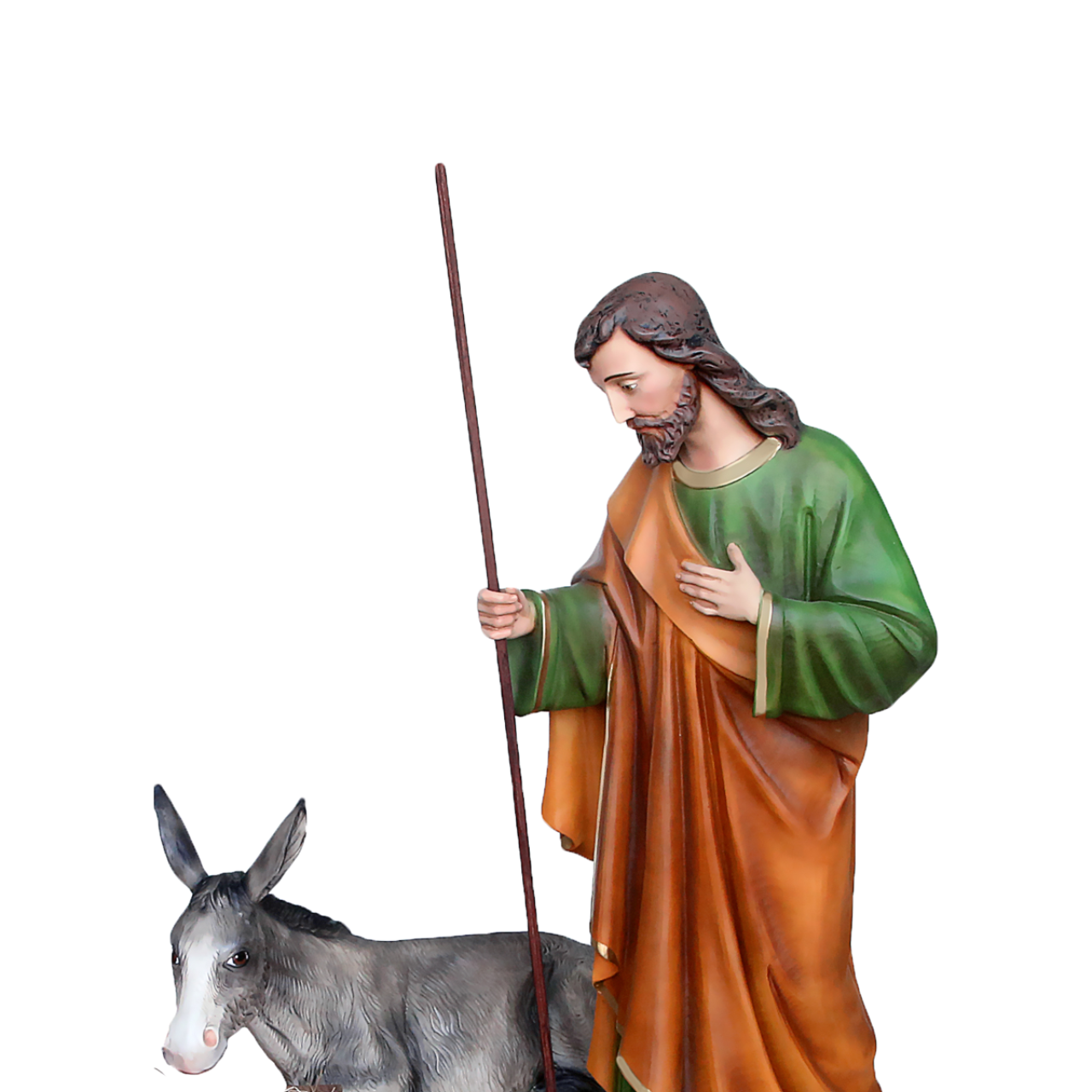 Presepe Natività 5 Pezzi 160 cm in Vetroresina