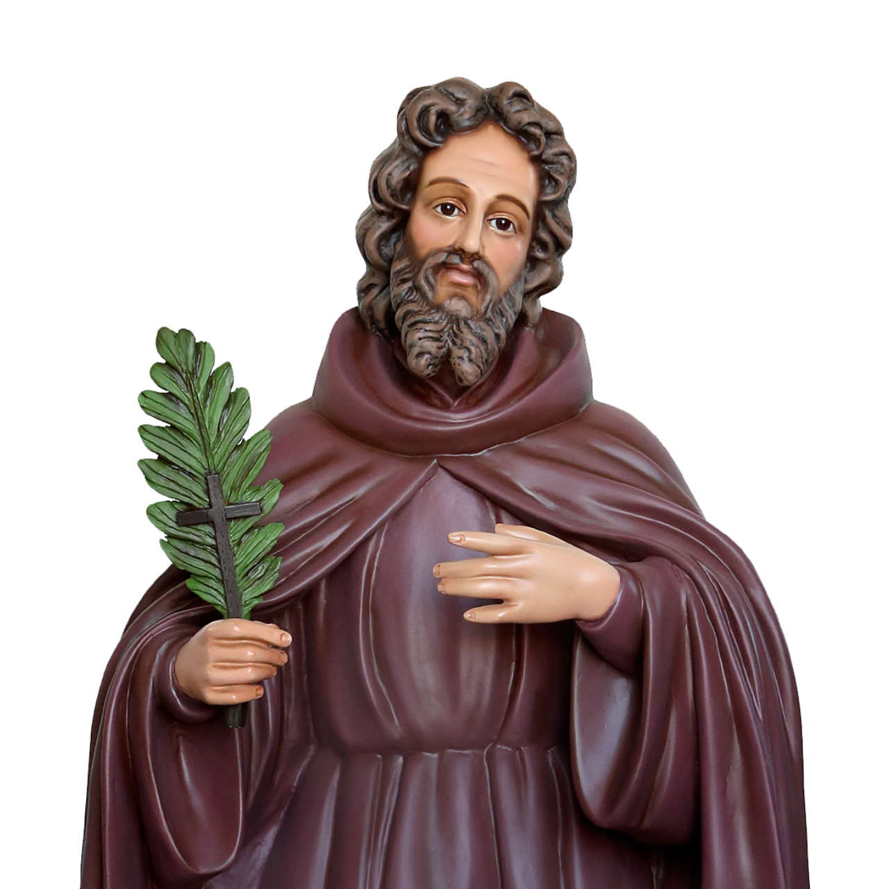 Statua San Ciro 110 cm in Vetroresina