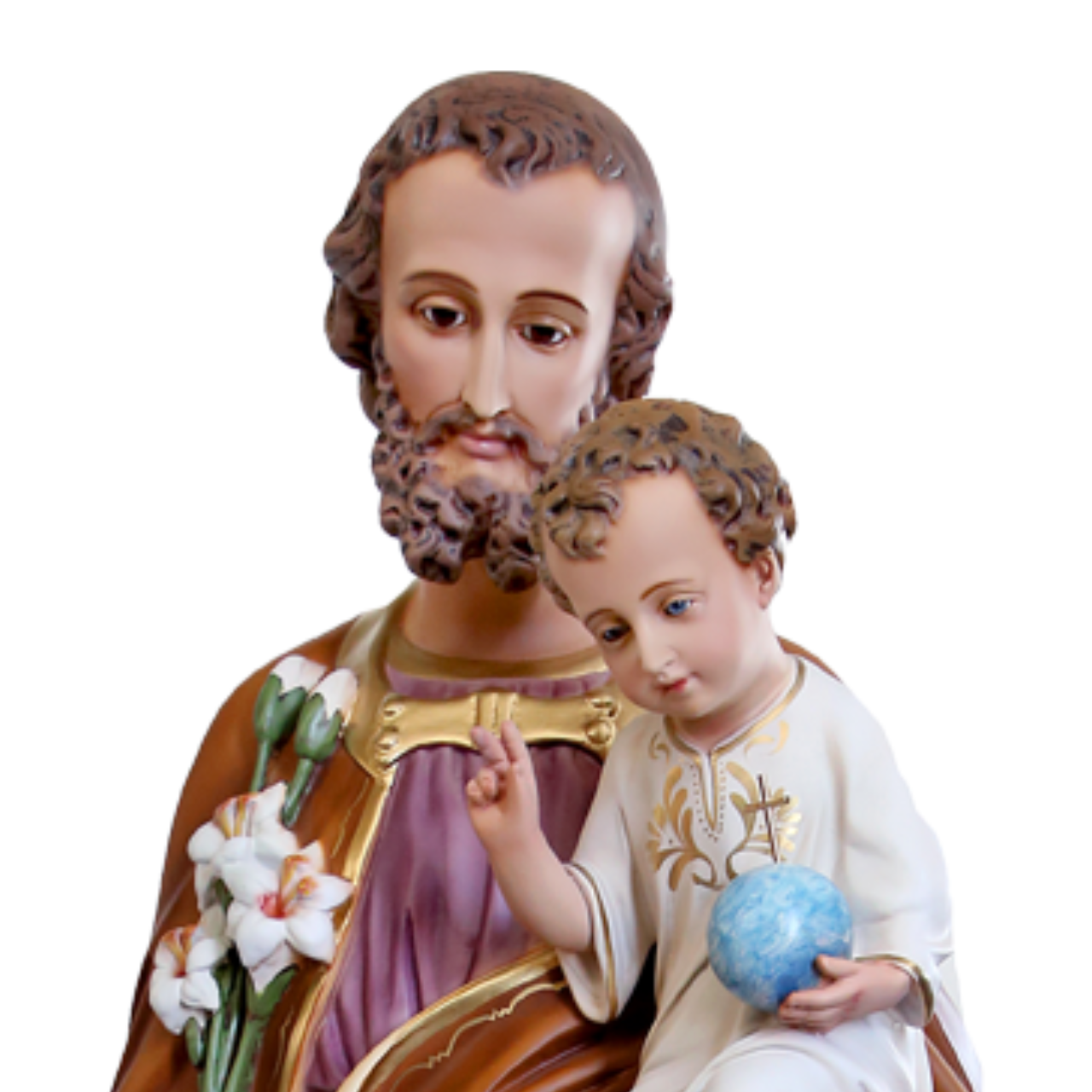 Statua San Giuseppe 130 cm in Resina