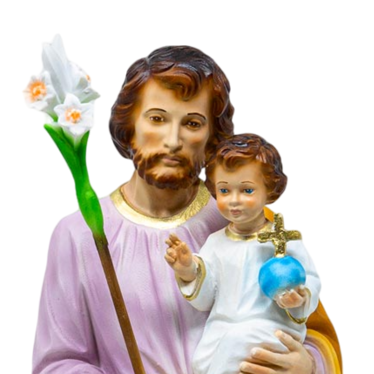 Statua San Giuseppe 31 cm in Resina