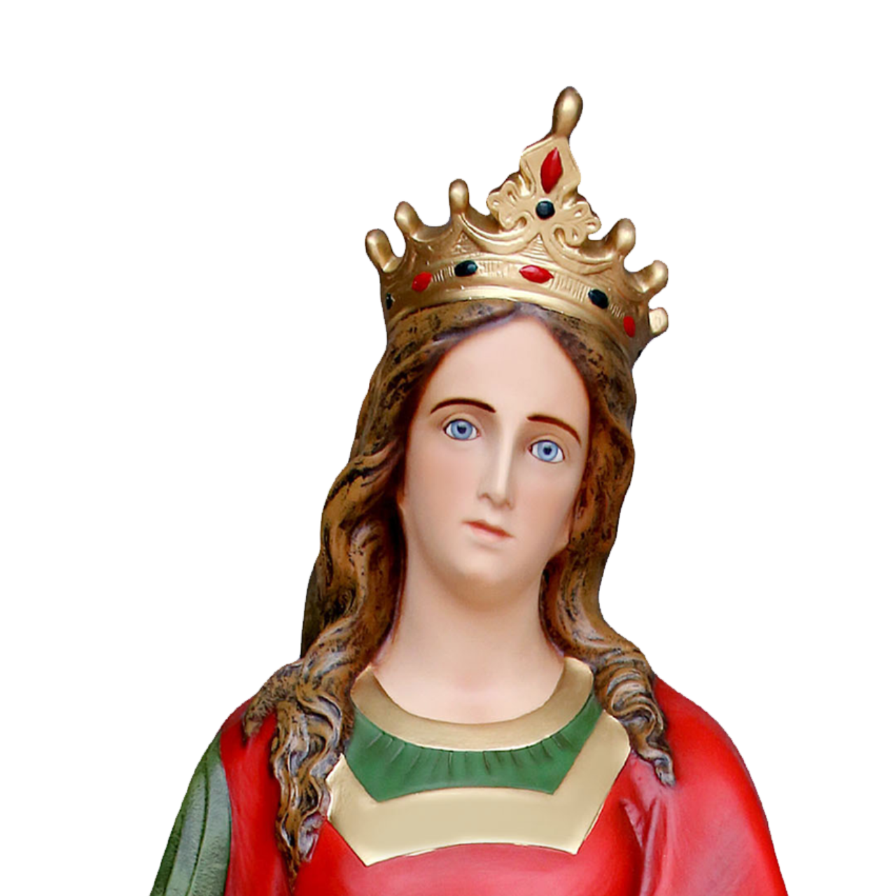 Statua Santa Lucia 155 cm in Vetroresina