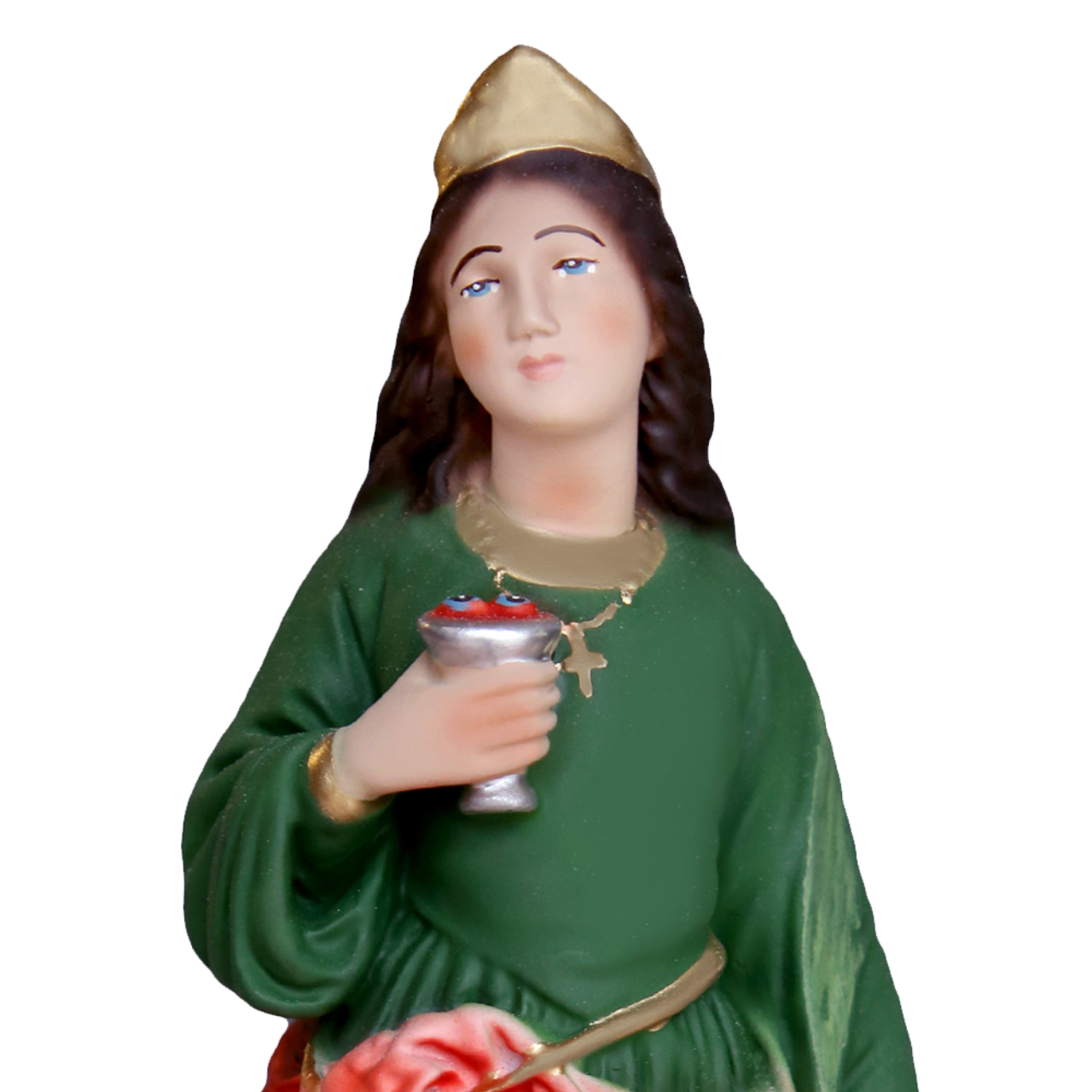 Statua Santa Lucia 30 cm in Resina Piena