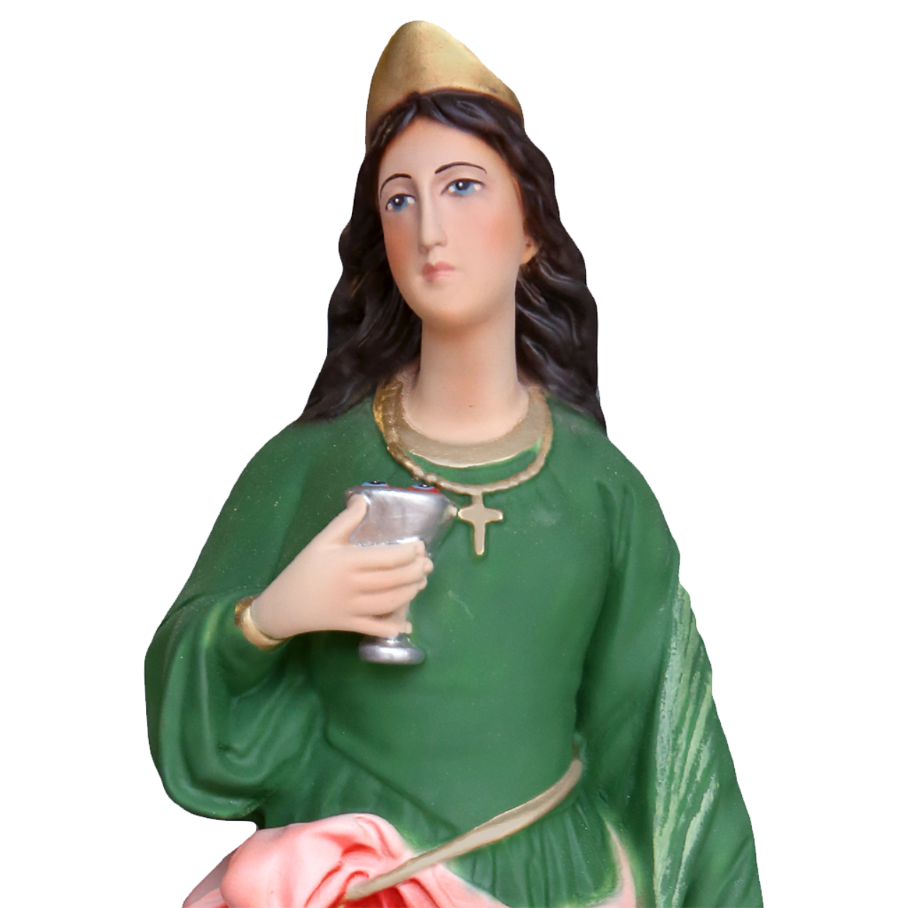 Statua Santa Lucia 40 cm in Resina