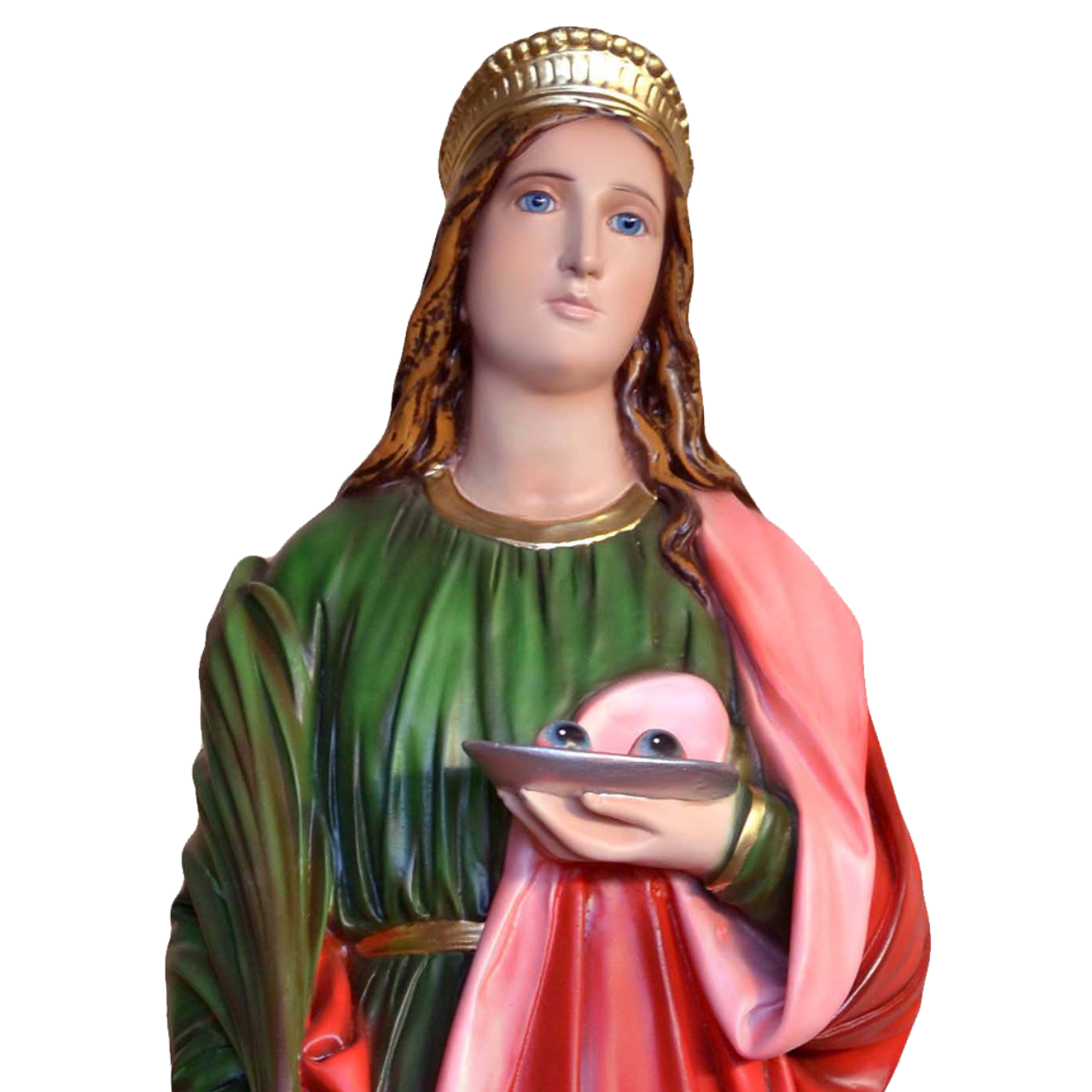 Statua Santa Lucia 85 cm in Resina