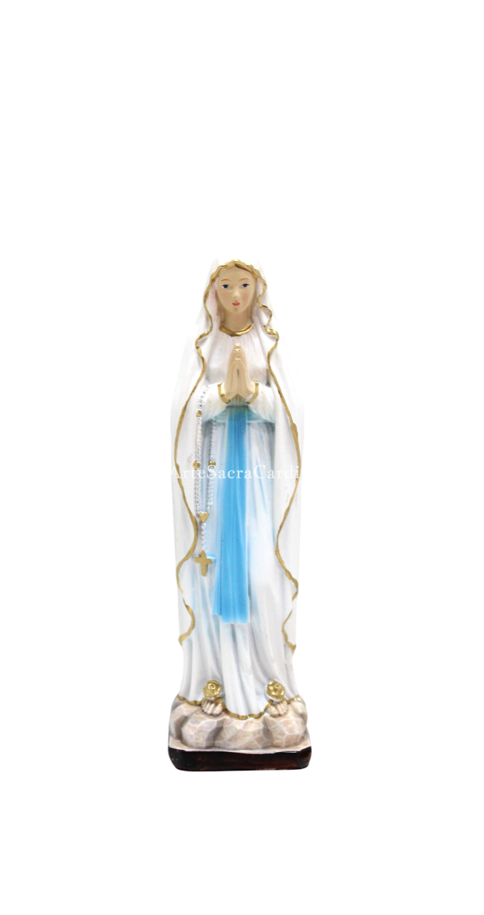 Statua Madonna Lourdes 15 cm in Resina