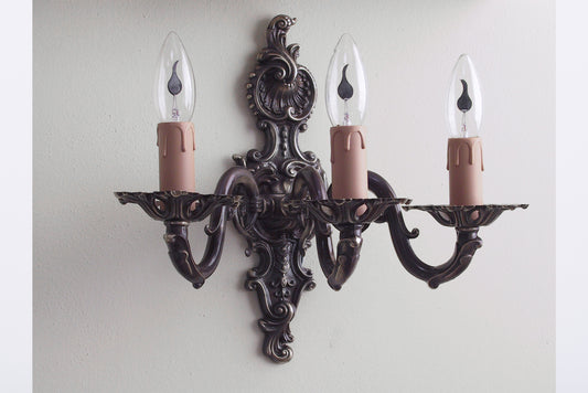 Applique Via Crucis in Ottone Altezza 29 Centimetri